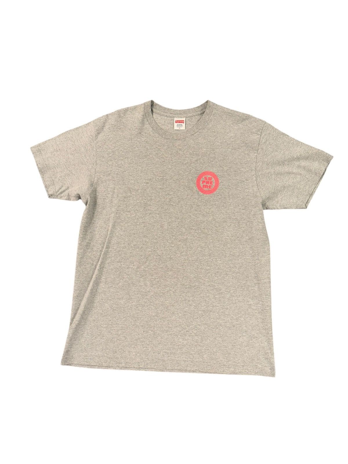 Supreme Disrupt Pink Logo Tee Size US XL / EU 56 / 4 - 3 Thumbnail