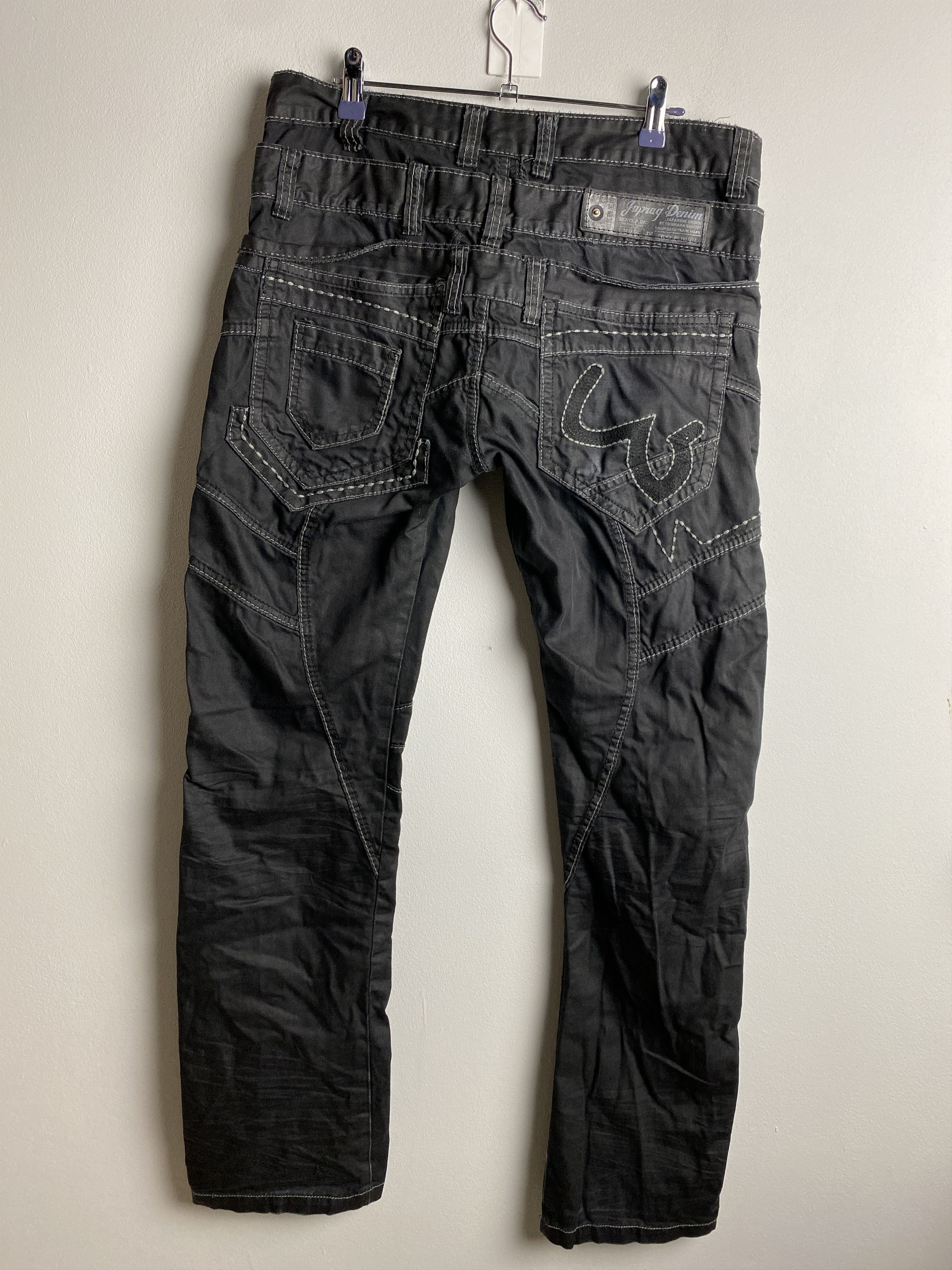 Affliction × Japanese Brand Okishana Samoki Japrag denim jeans pants japan alternative Size US 32 / EU 48 - 1 Thumbnail