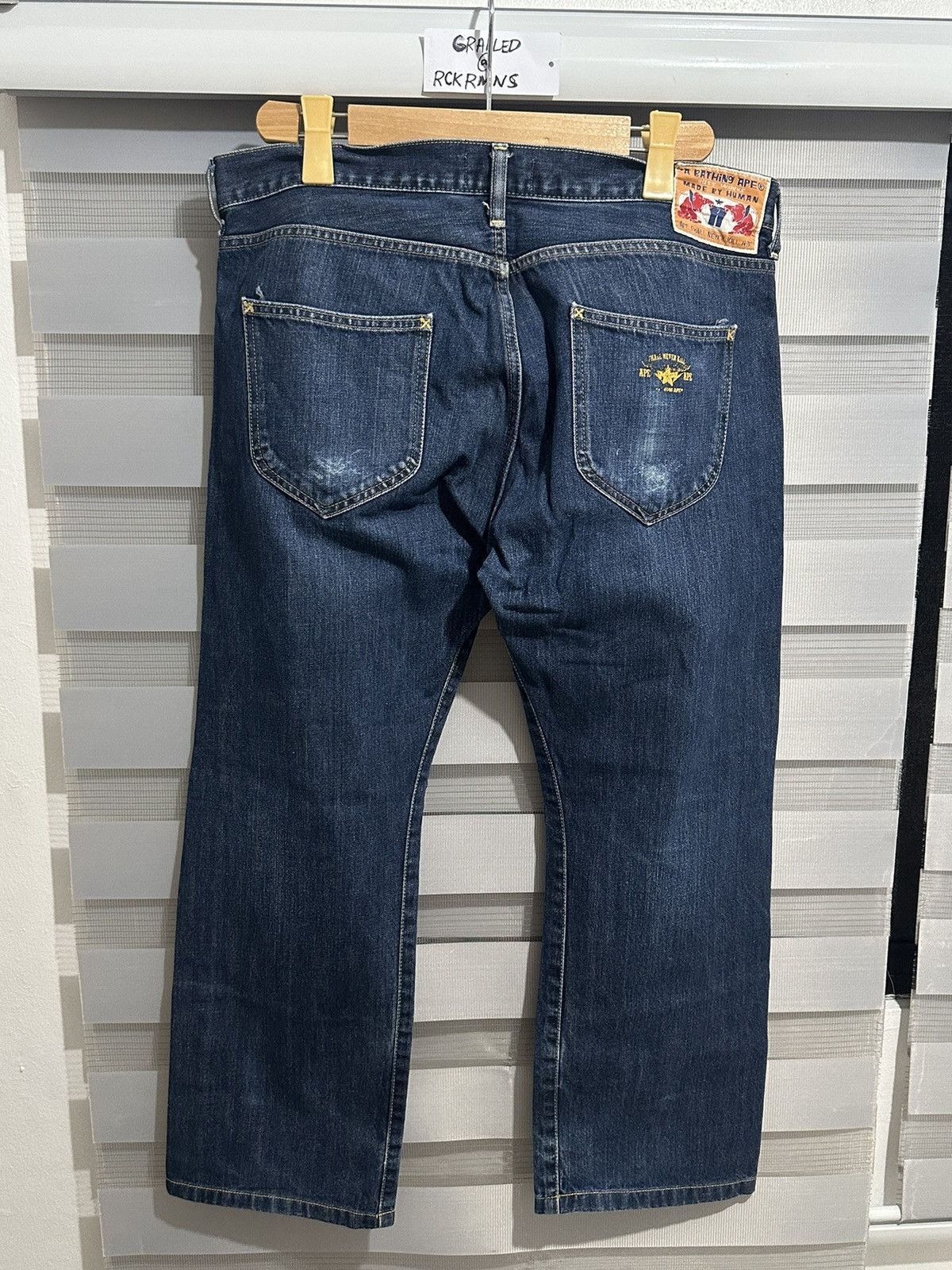 Bape A Bathing Ape Made by Human Denim Pants Size US 34 / EU 50 - 1 Thumbnail
