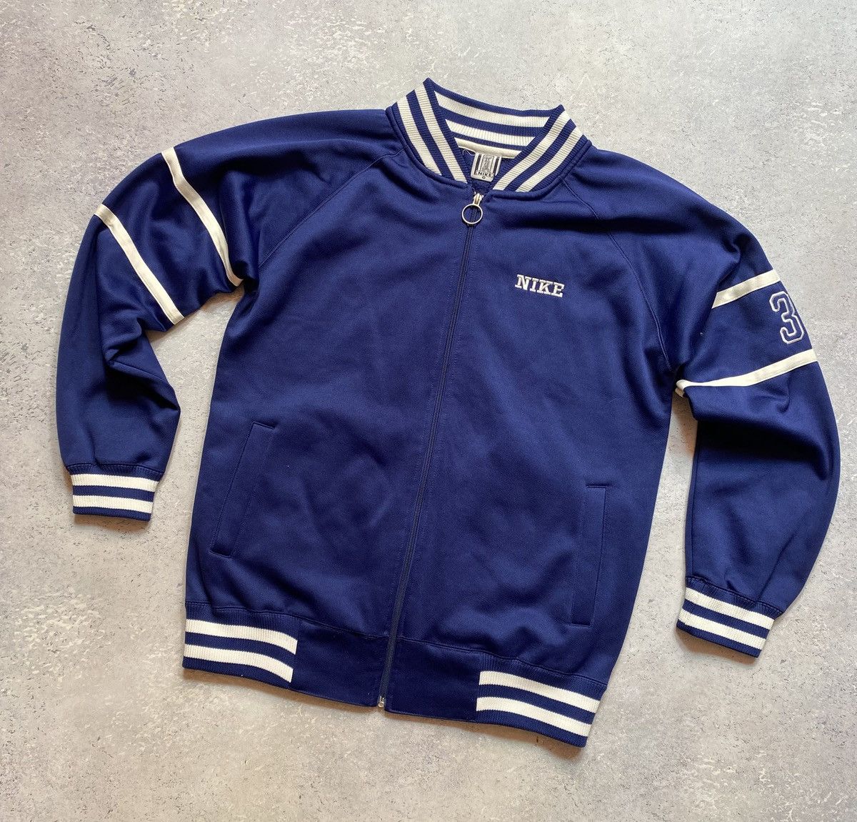 Vintage Vintage Nike Men’s Blue Zip Hoodie Size Medium Size US M / EU 48-50 / 2 - 2 Thumbnail