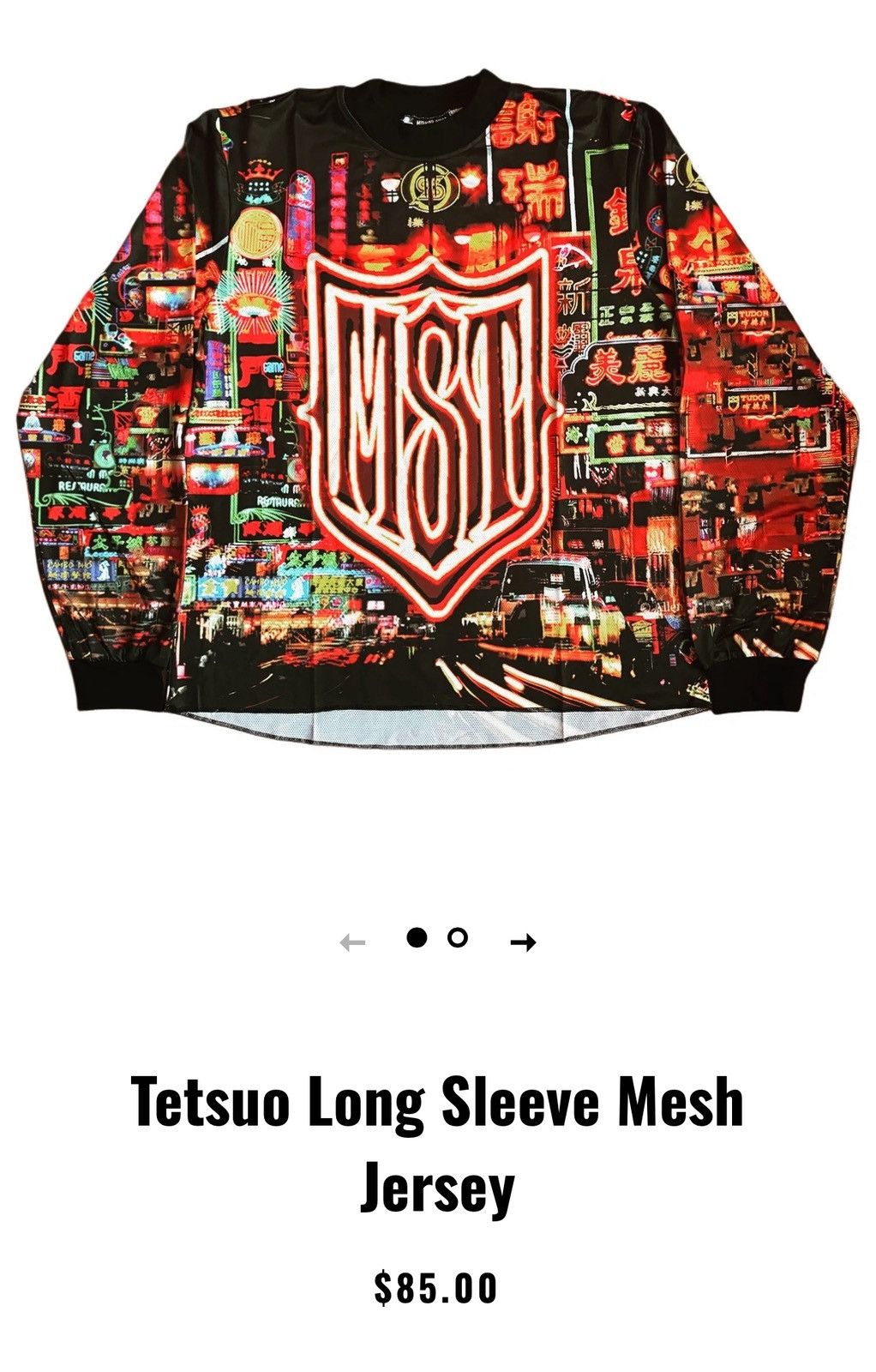 Missing Since Thursday MISSING SINCE THURSDAY TETSUO MESH LING SLEEVE TEE Size US L / EU 52-54 / 3 - 1 Preview
