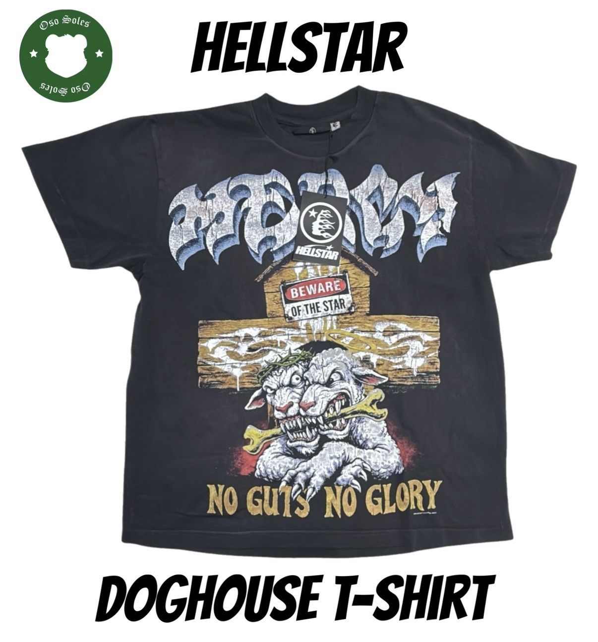 HELLSTAR Hellstar Doghouse T-shirt Medium Size US M / EU 48-50 / 2 - 1 Thumbnail