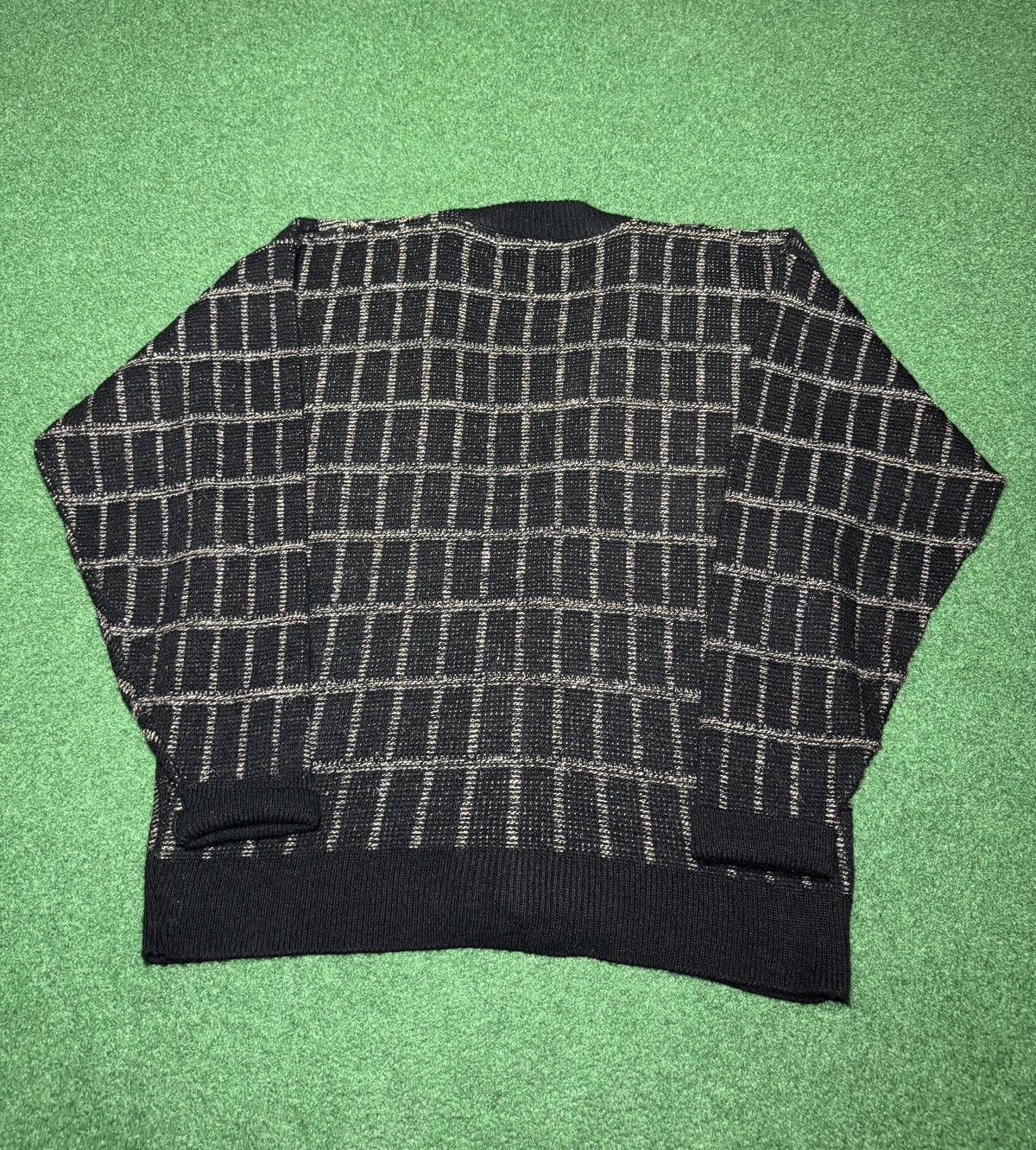Le TIGRE Vintage 90s Le Tigre Geometric XL Retro Carigan Sweater Size US XL / EU 56 / 4 - 4 Thumbnail