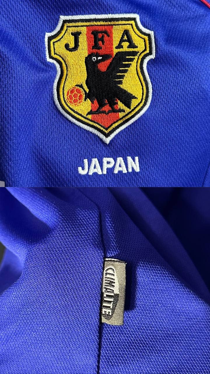 Adidas Japan Home 2002 JFA H.NAKATA #7 Football Shirt Jersey Adidas Size US L / EU 52-54 / 3 - 4 Thumbnail