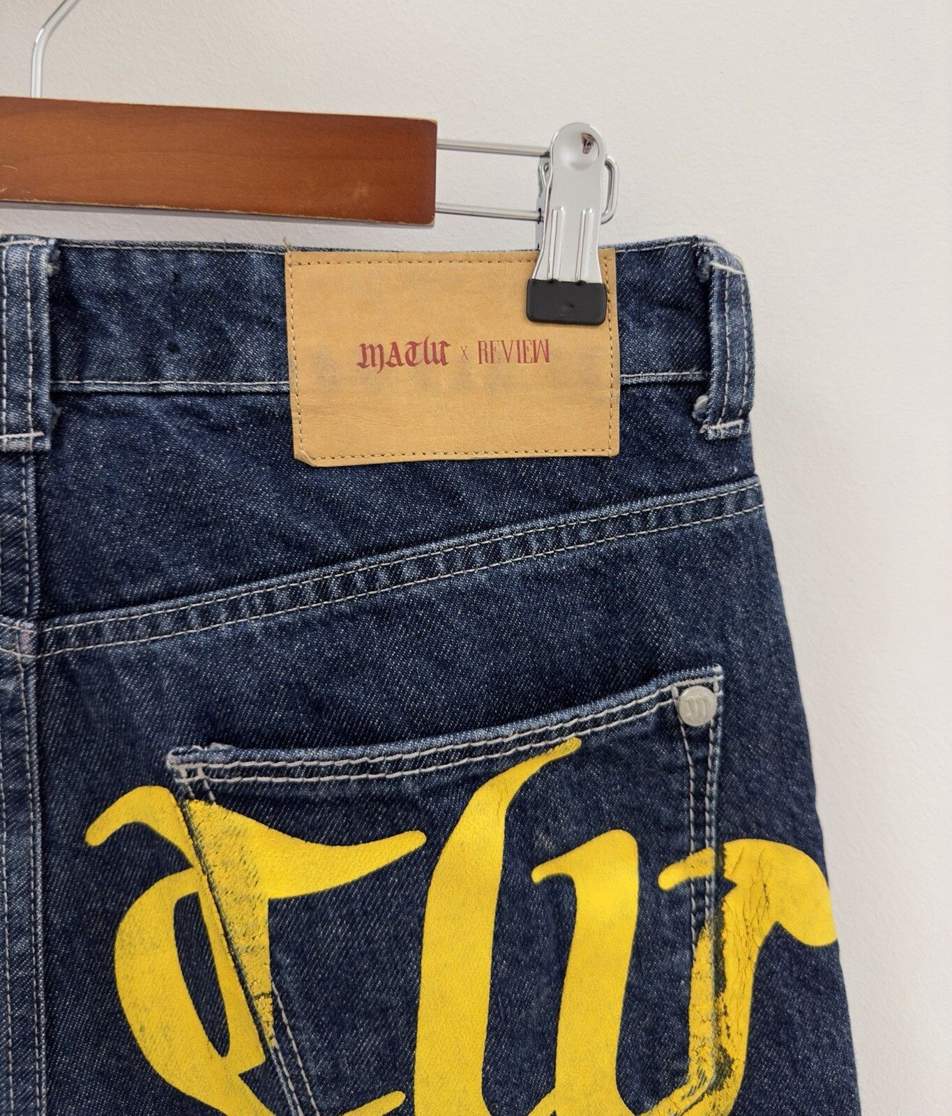 Other Macut x Rewiew Rap Hip Hop Pants Mens Jeans Denim Trousers Size US 30 / EU 46 - 8 Thumbnail