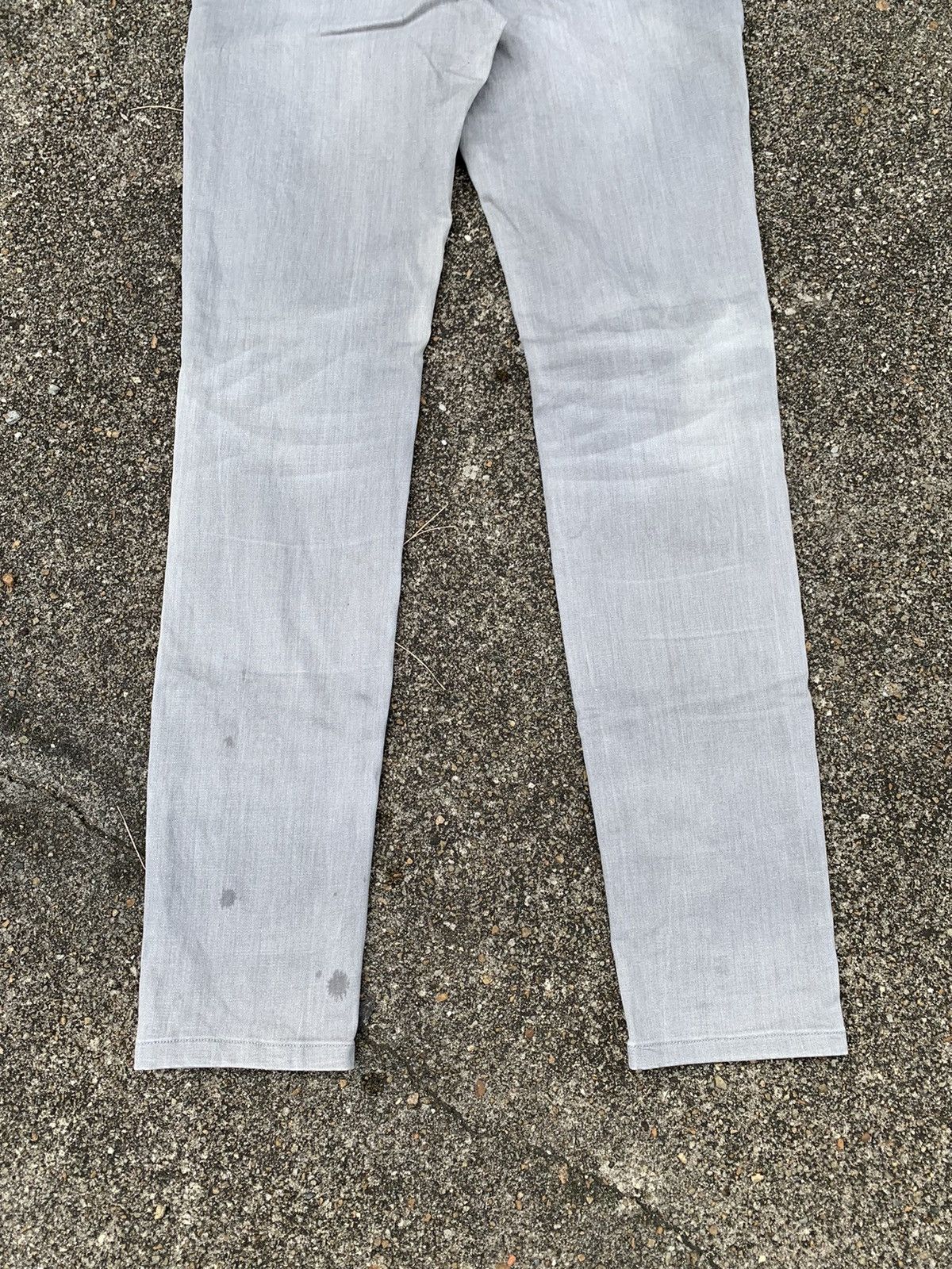 Japanese Brand Steals! Uniqlo Jeans Grey Denim Skinny Fit Size US 30 / EU 46 - 8 Thumbnail