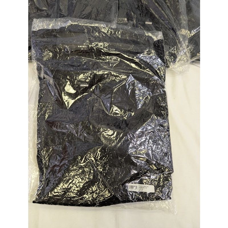 Amiri o1rshd1 Q:2 / Stacked Flare Jeans in Black OD Size US 32 / EU 48 - 22 Thumbnail