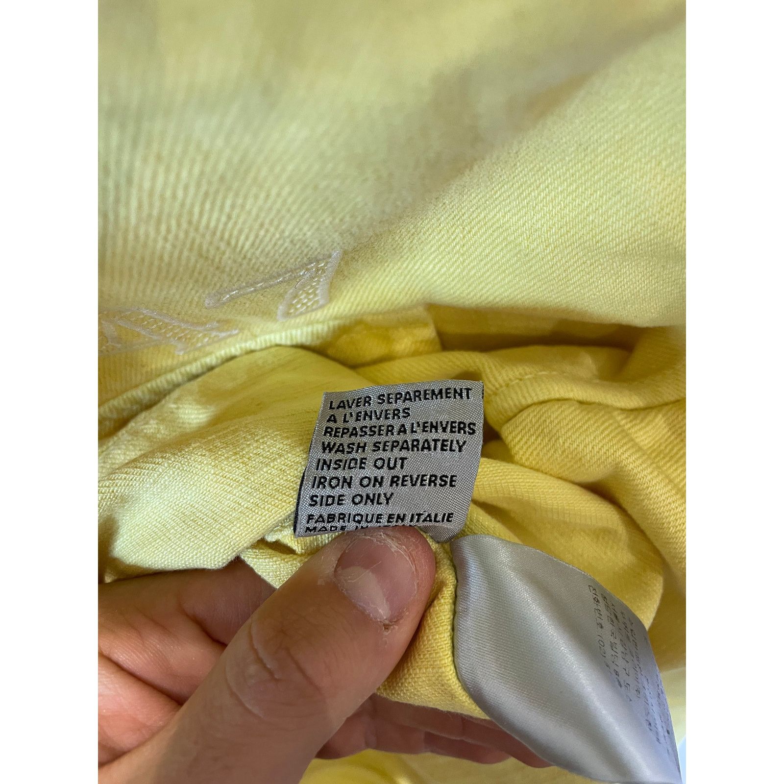 Dior Dior 1947 Yellow Jean Jacket Used 48 (Large) Size L / US 10 / IT 46 - 10 Thumbnail