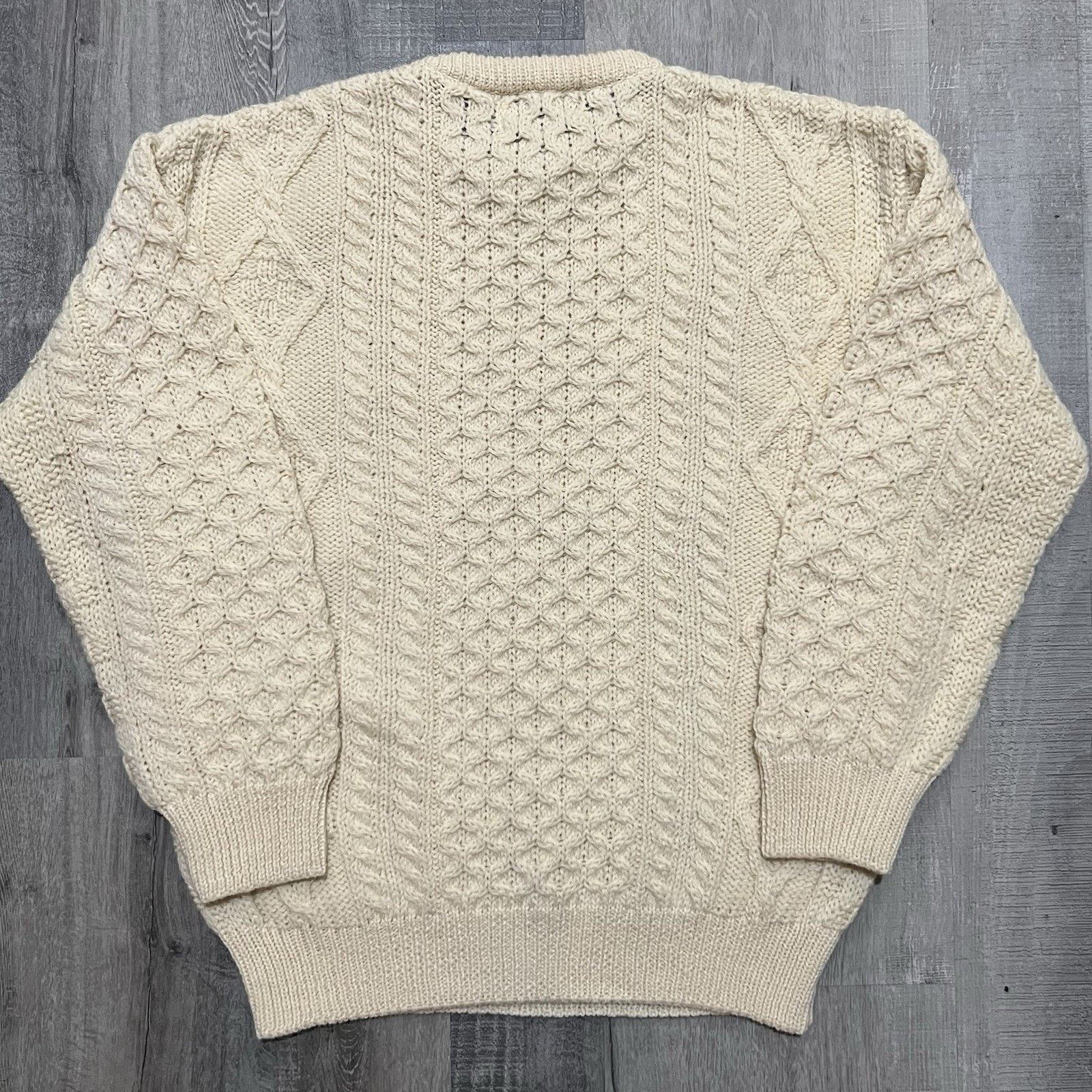 Aran Crafts Aran Crafts Wool Ireland Cable Knit Chunky Heavy Sweater Size M / US 6-8 / IT 42-44 - 2 Thumbnail