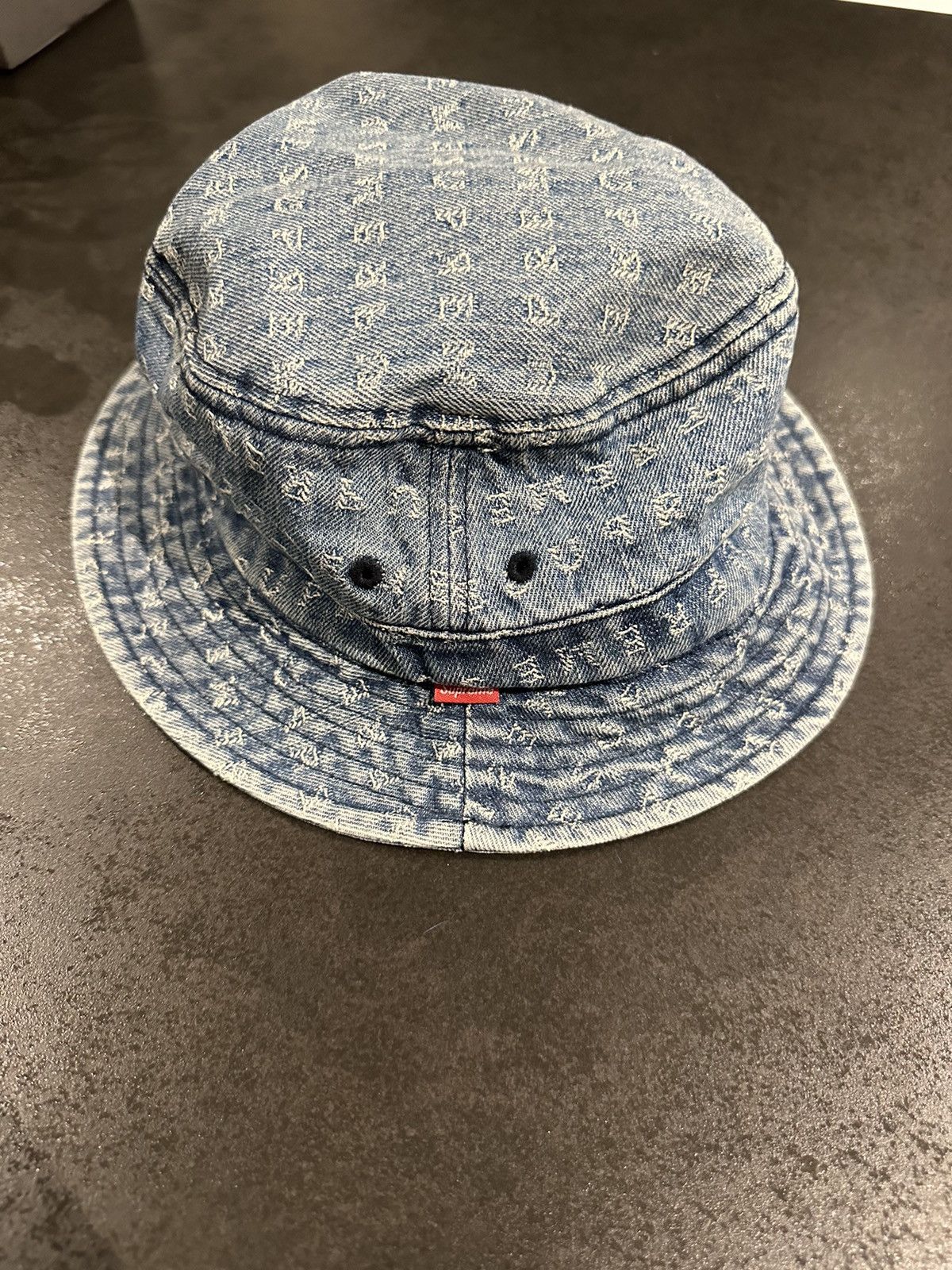 Supreme Supreme Jacquard Logos Denim Crusher Size ONE SIZE - 2 Thumbnail