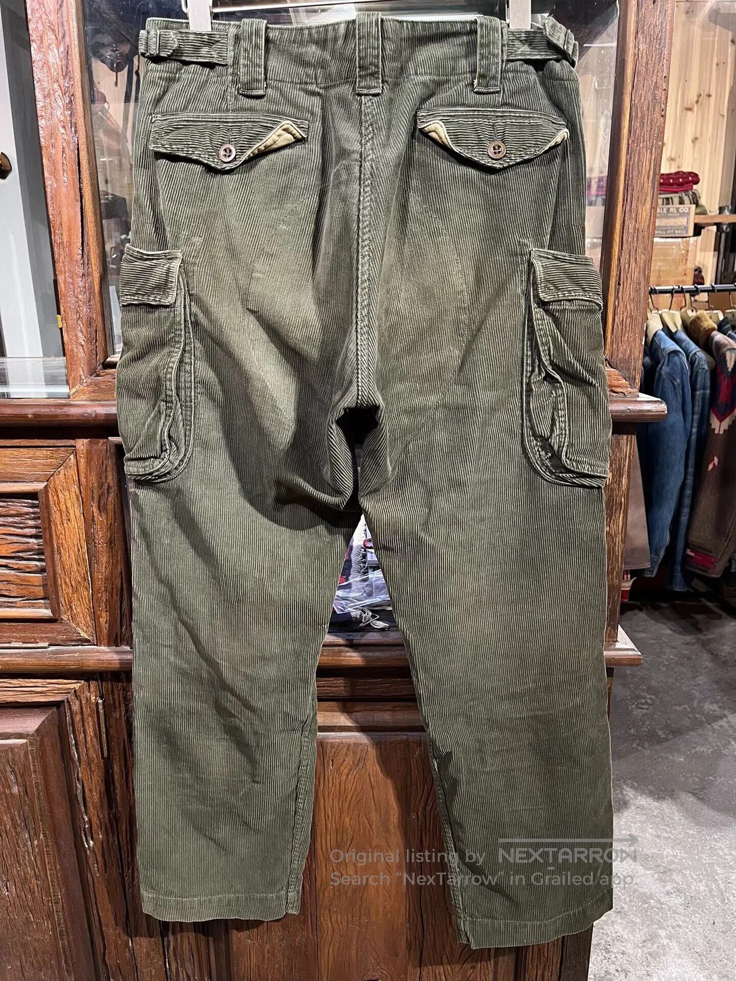 RRL Ralph Lauren RRL Vintage Corduroy Work Pants. Size US 30 / EU 46 - 2 Thumbnail