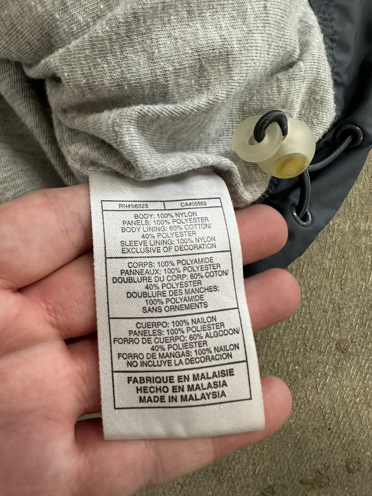 Nike × Vintage Vintage Y2K 00s Nike Silver Zip Up Windbreaker Size US L / EU 52-54 / 3 - 7 Thumbnail