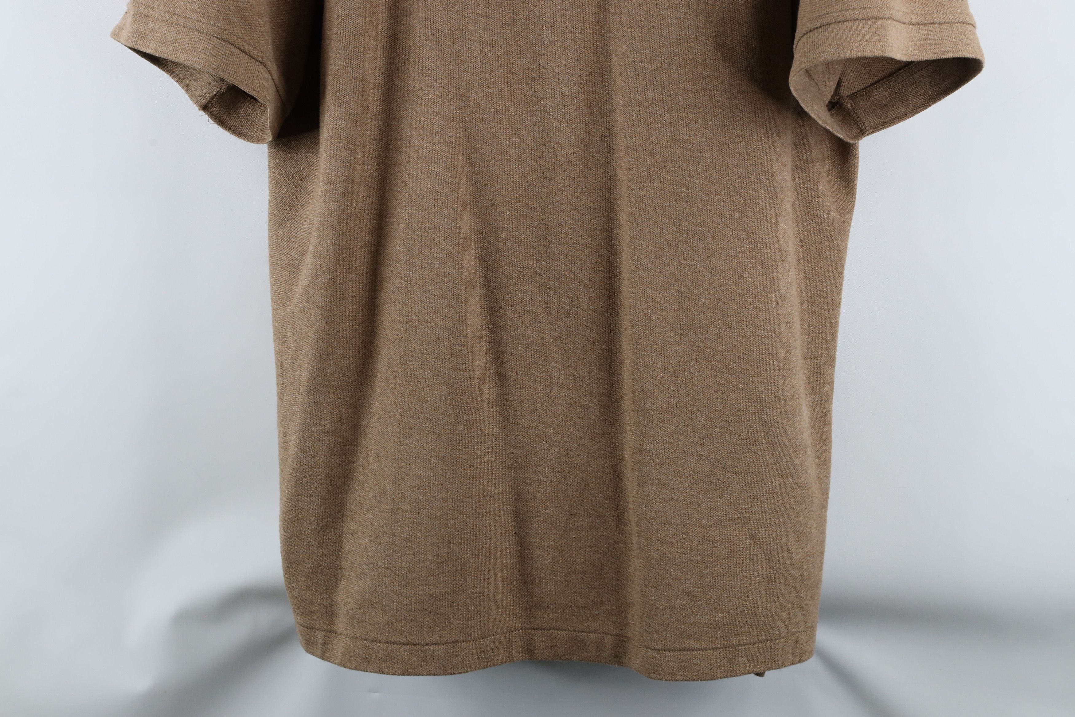L.L. Bean × Vintage Vintage LL Bean Blank Pique Cotton Collared Polo Shirt Brown Size US XL / EU 56 / 4 - 3 Thumbnail