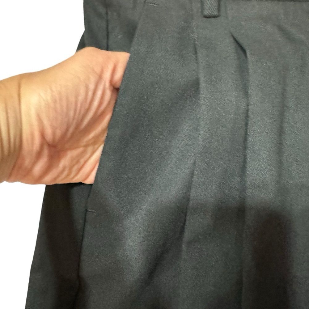 Banana Republic NWT New $100 Banana Republic Wide-Leg Flannel Black Trouser Size 30" / US 8 / IT 44 - 5 Thumbnail