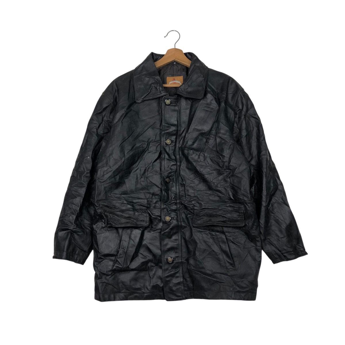 Japanese Brand 📌Vintage Leather Jacket Equitum Italy Blanket Issey Miyake Size US M / EU 48-50 / 2 - 2 Thumbnail