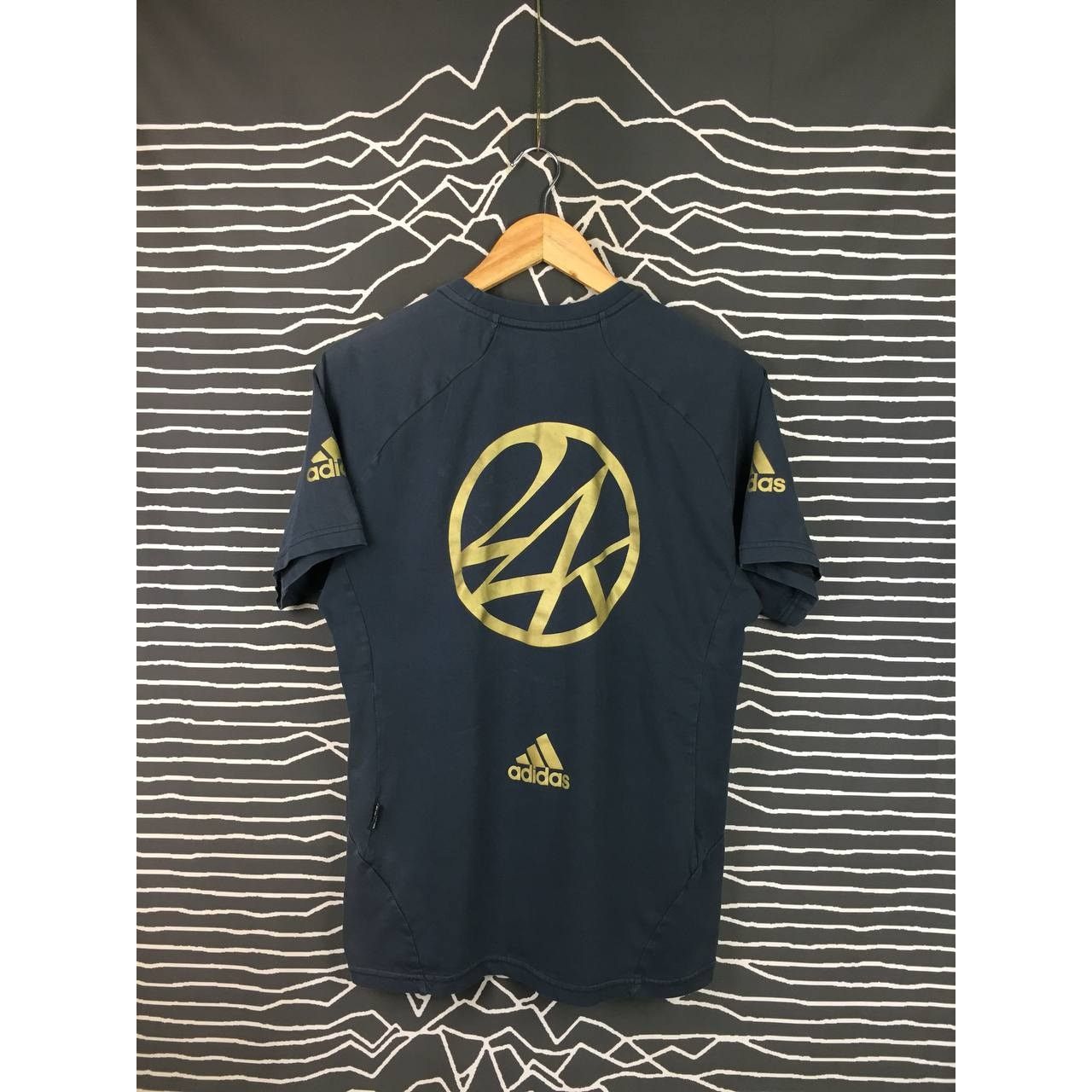 Adidas × Japanese Brand Adidas X 24 Karats Big Logo Climalite Cotton Tee Size US M / EU 48-50 / 2 - 2 Thumbnail