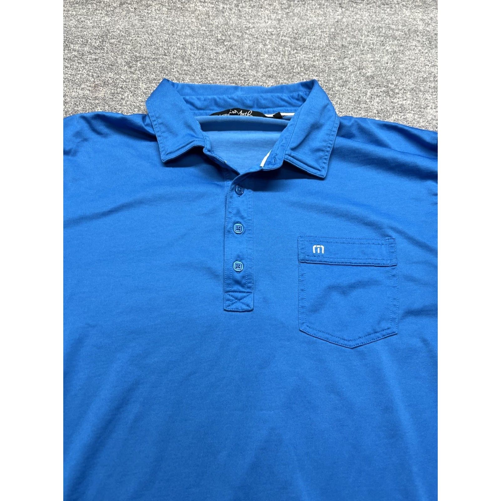 TravisMathew Travis Mathew Polo Shirt Mens XL Blue Golf Short Sleeve Casual Polo Shirt XL Mens Blue Golf Travis Mathew Size US XL / EU 56 / 4 - 2 Thumbnail