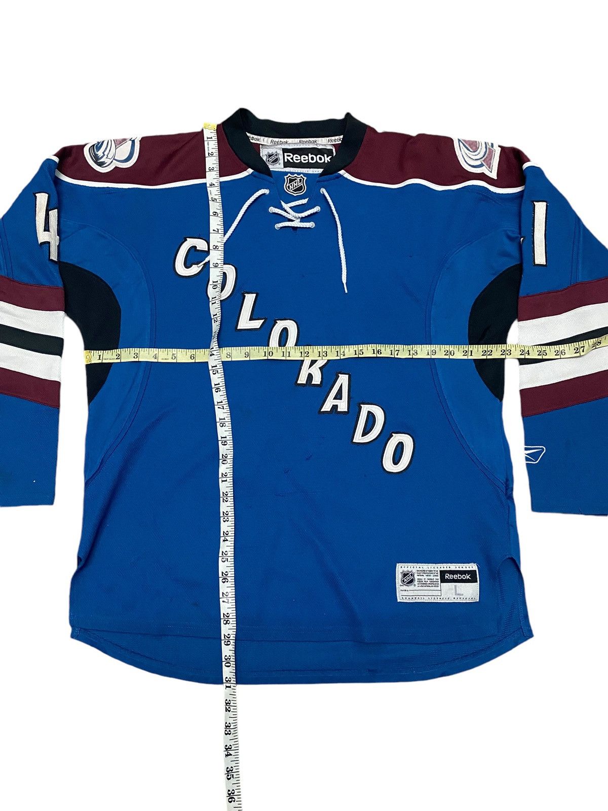 NHL × Reebok COLORADO AVALANCHE REEBOK JERSEY SIZE LARGE NHL Size US L / EU 52-54 / 3 - 4 Thumbnail
