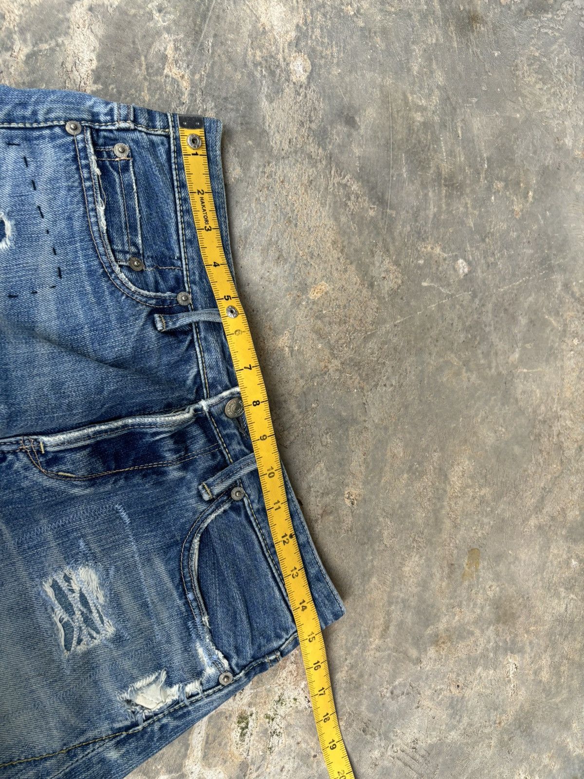 Hysteric Glamour Hysteric Glamour Distressed Selvedge Denim Size US 30 / EU 46 - 14 Thumbnail