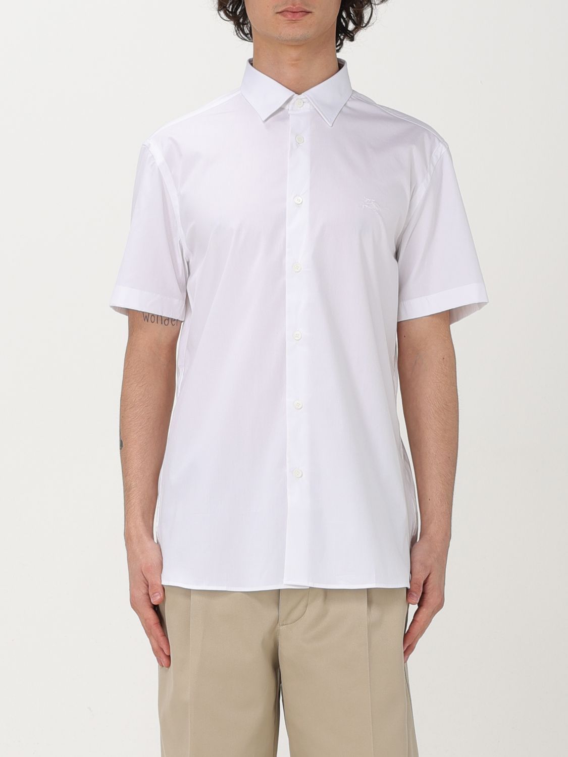 image of Burberry Shirt Men White (Size XL)