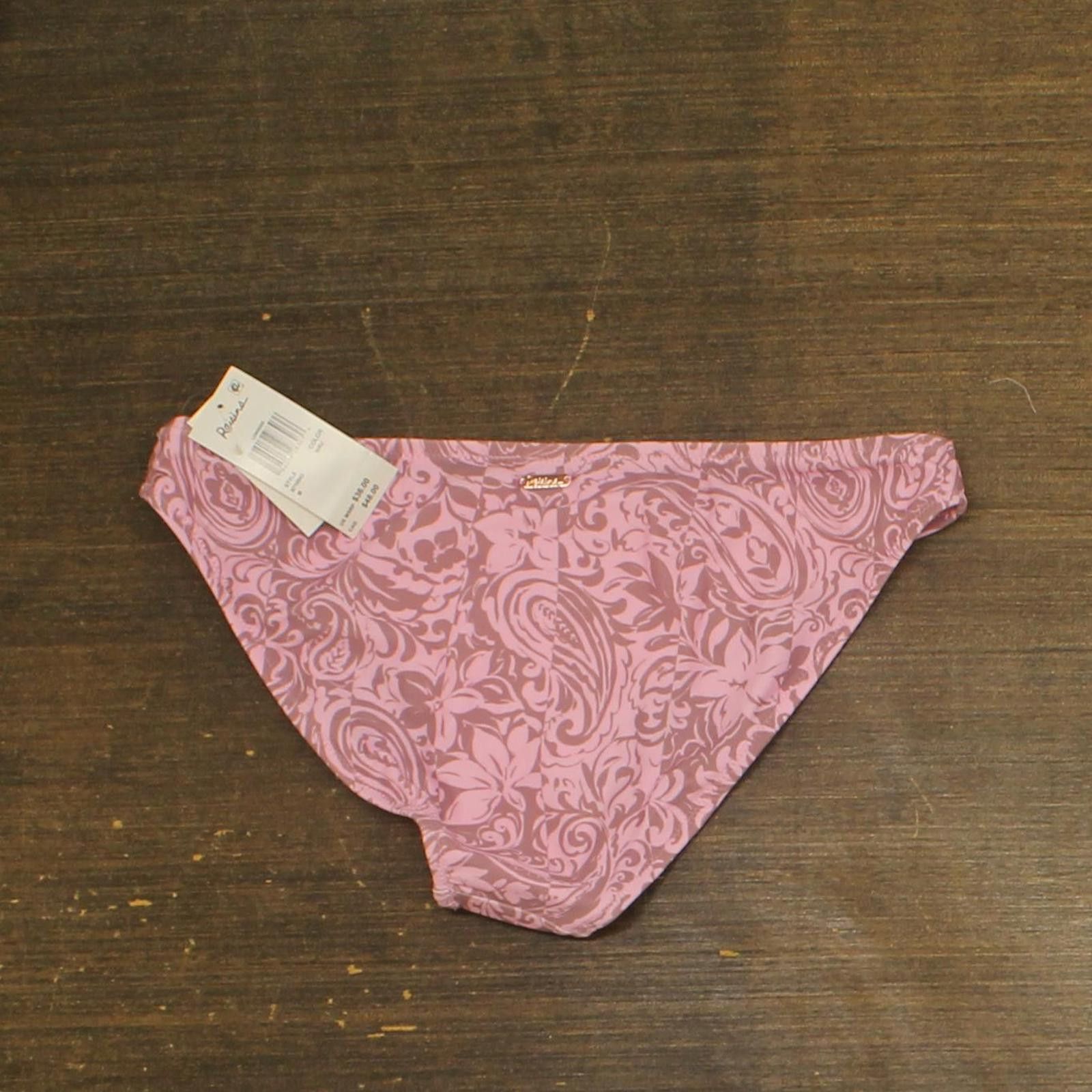 Other Nwt Raisins Printed Bikini Bottom N710943 Mauve Pink M Size ONE SIZE - 2 Thumbnail