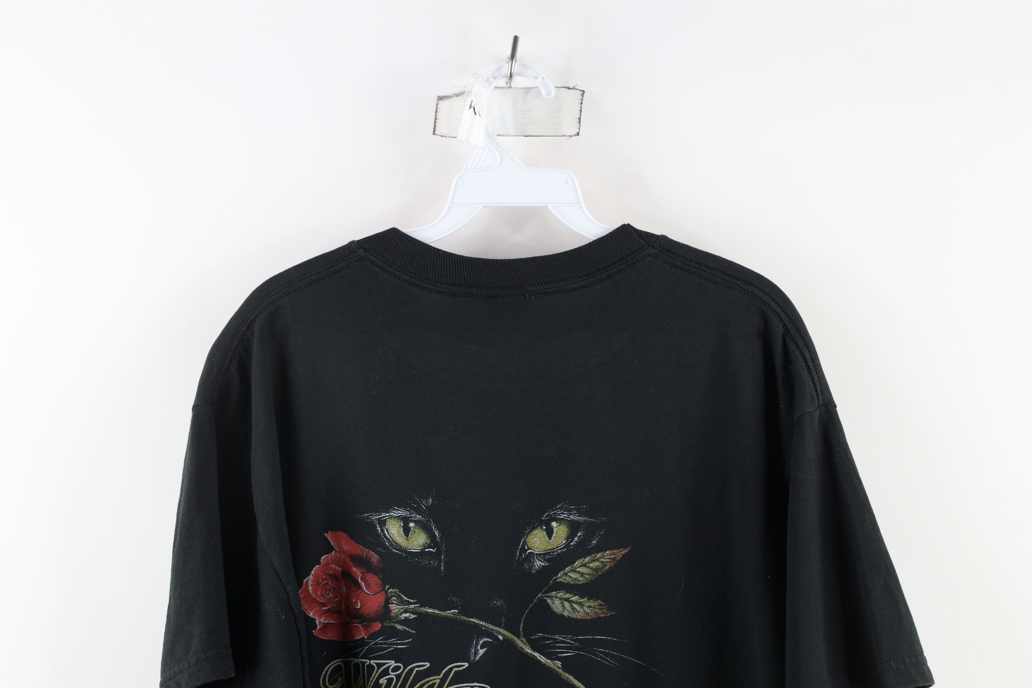 Vintage Vintage 90s Streetwear Blank Heavyweight T-Shirt Black Size US L / EU 52-54 / 3 - 10 Thumbnail