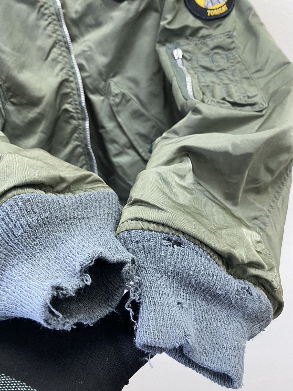 Alpha Industries Vintage Alpha Industries Strike Fighter Tomcat Bomber Jacket Size US L / EU 52-54 / 3 - 8 Thumbnail