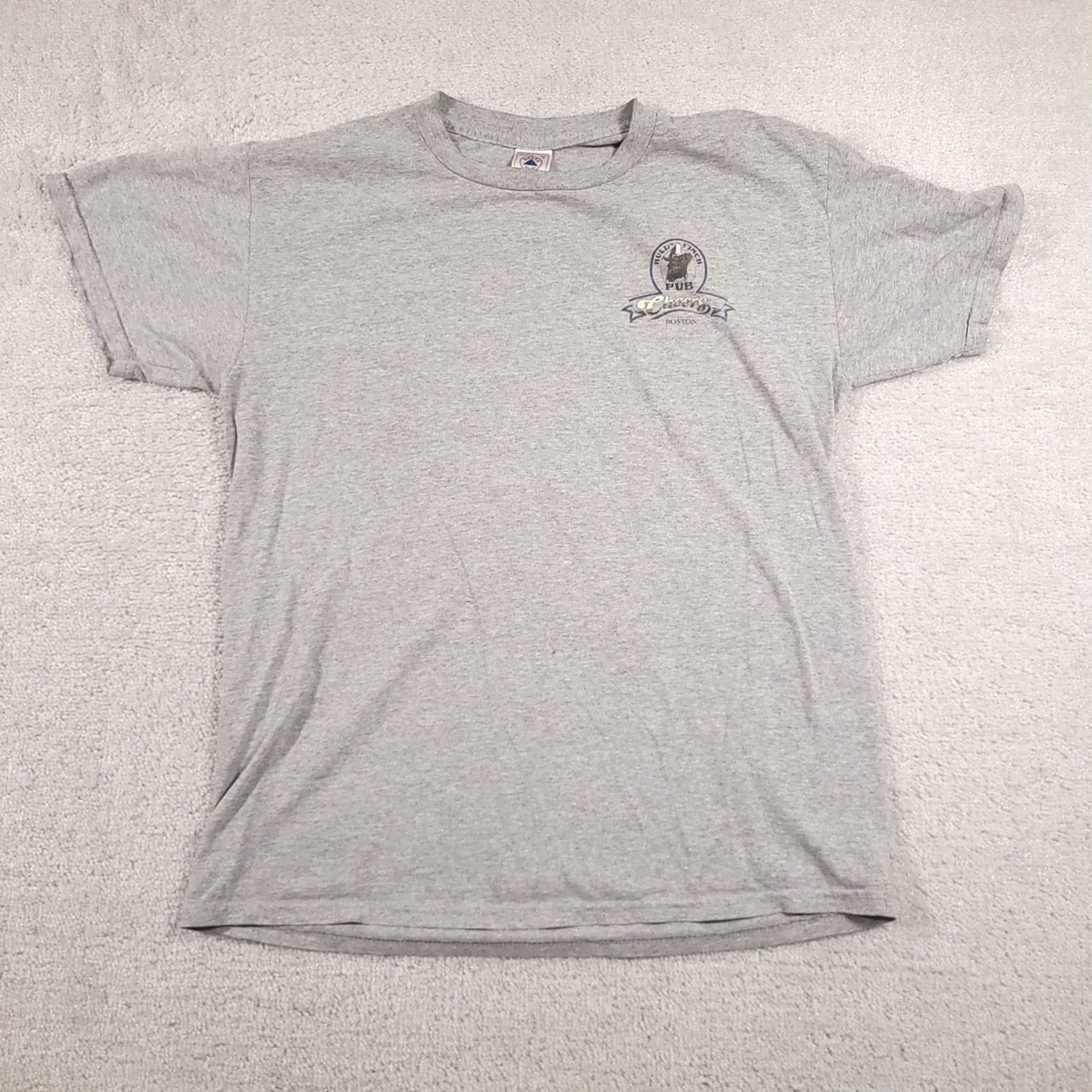 Delta VINTAGE Cheers Bull & Finch Pub Shirt Mens Medium Gray Boston Delta TV Bar T-Shirt Size US M / EU 48-50 / 2 - 2 Thumbnail