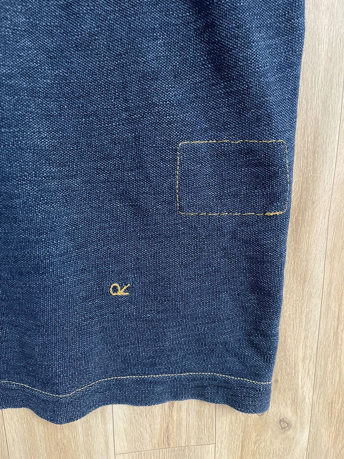 45rpm × Indigo × Japanese Brand 45RPM Deep Indigo Polo Shirt L Made in Japan 🇯🇵 Size US L / EU 52-54 / 3 - 11 Thumbnail