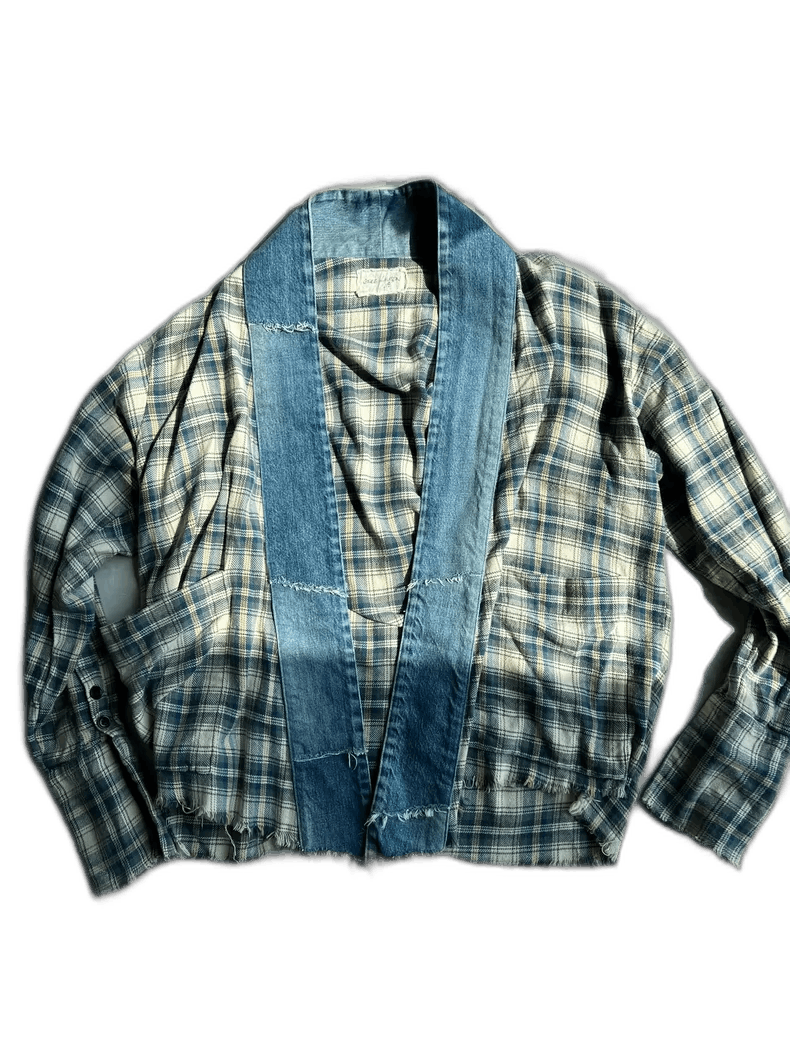 Greg Lauren greg lauren patchwork kimono jacket Size US S / EU 44-46 / 1 - 1 Thumbnail