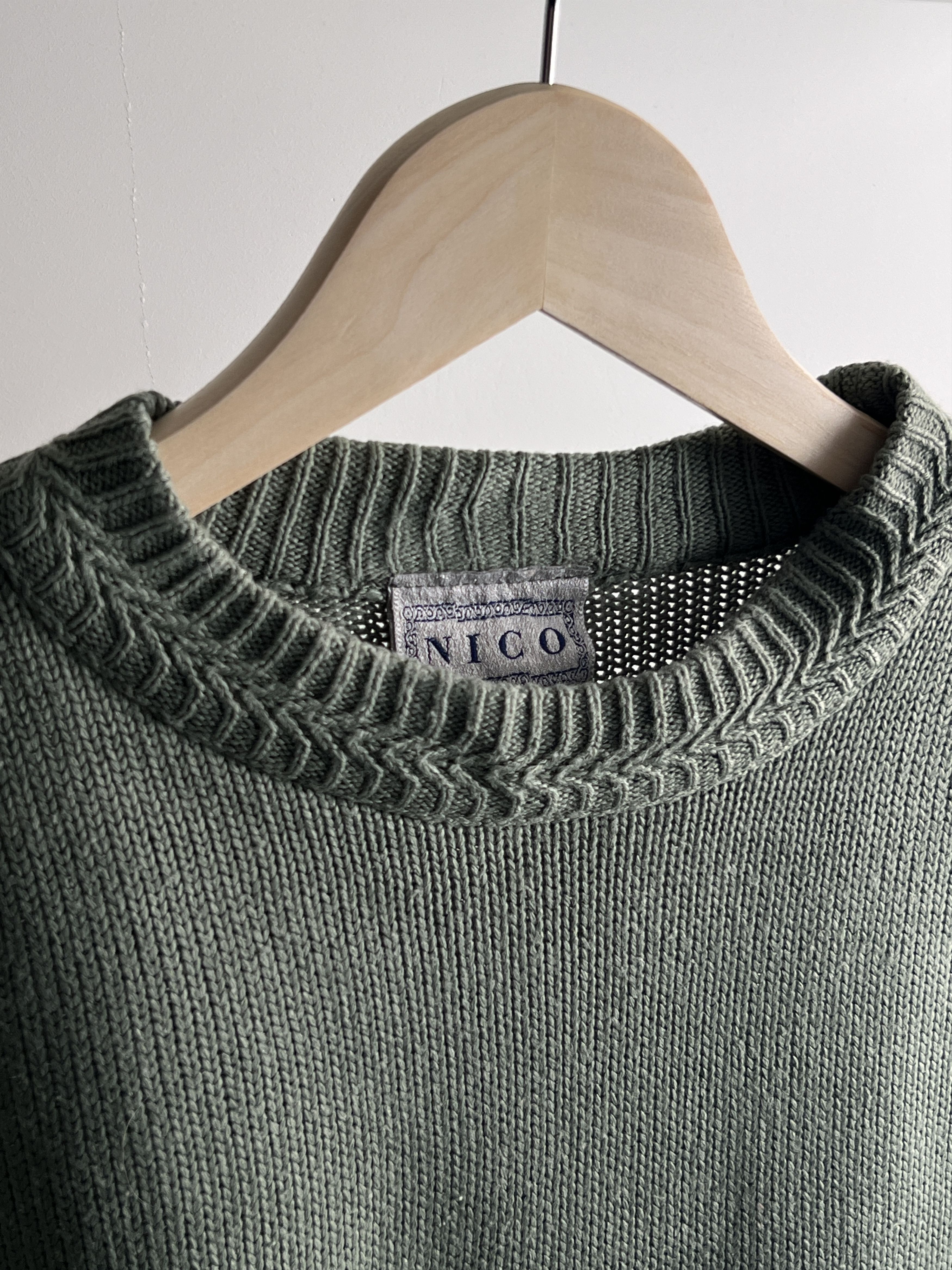 Vintage Vintage 90s Crewneck Knitted Golf NICO Size US M / EU 48-50 / 2 - 3 Thumbnail