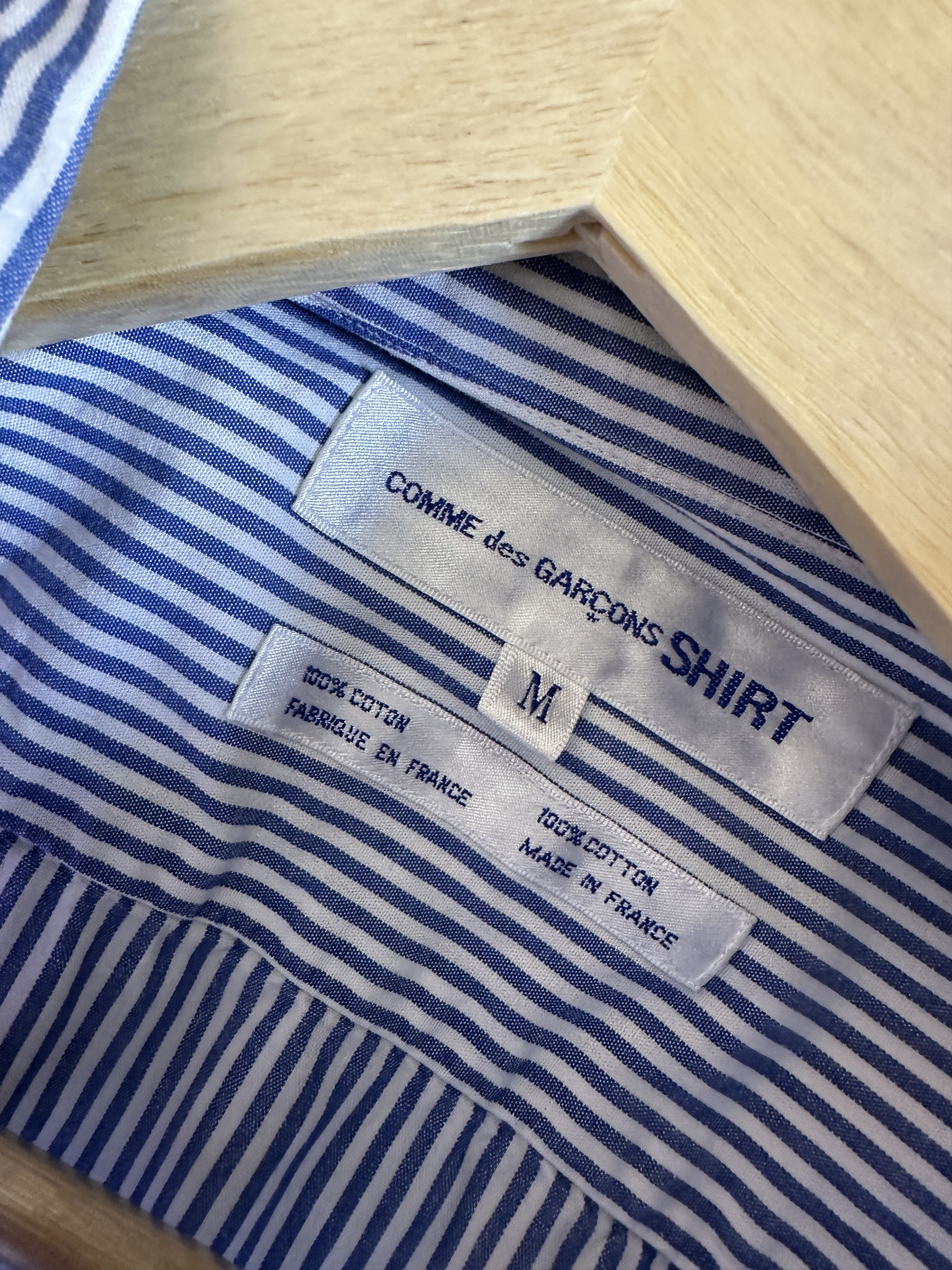 Comme des Garcons Comme des Garcons SHIRT Abstract Paneled Striped Button Up Size US S / EU 44-46 / 1 - 4 Thumbnail