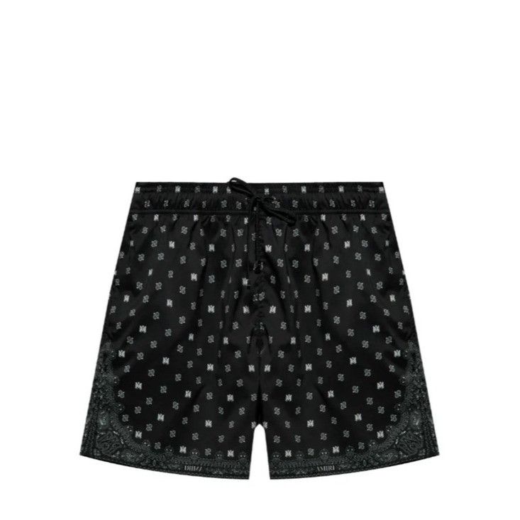 Amiri Amiri MA Paisley Swim Shorts Black Men’s Medium Size US 32 / EU 48 - 1 Thumbnail