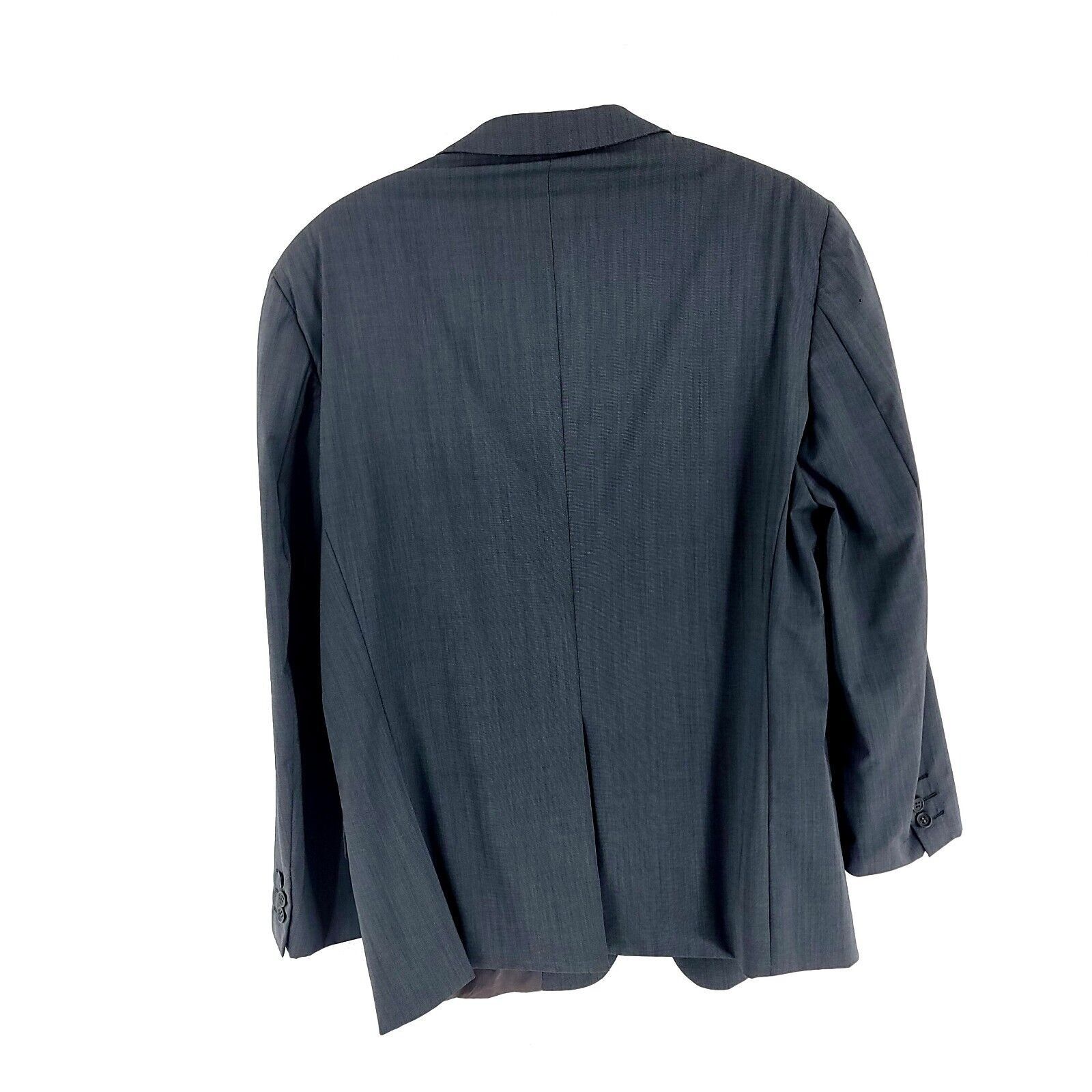 Ermenegildo Zegna DAMAGED Ermenigildo Zegna Soft Wool 3 Button Blazer 42R Gray Size 42R - 6 Thumbnail