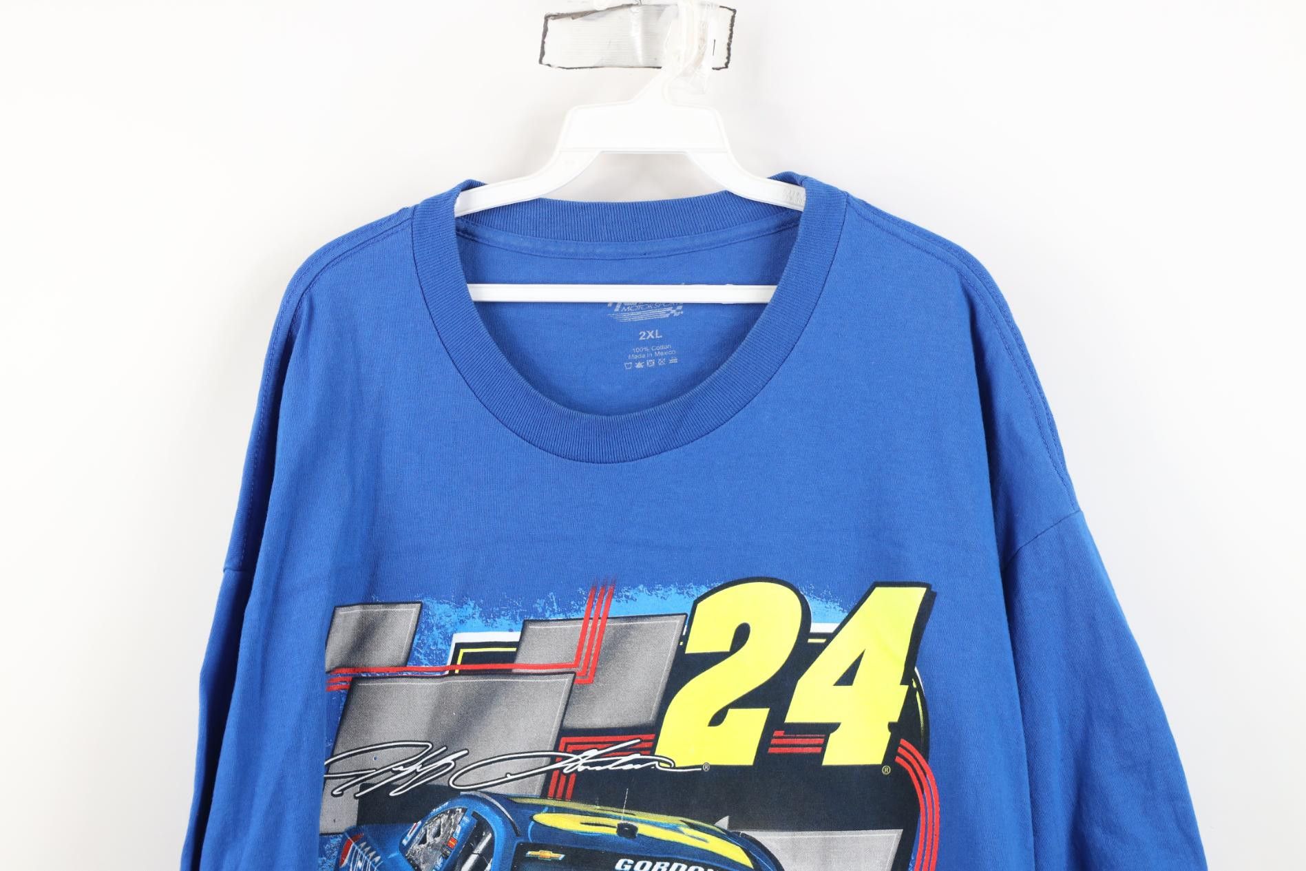 Vintage Vintage Y2K NASCAR Gordon Car Racing T-Shirt Blue Cotton Size US XXL / EU 58 / 5 - 2 Thumbnail