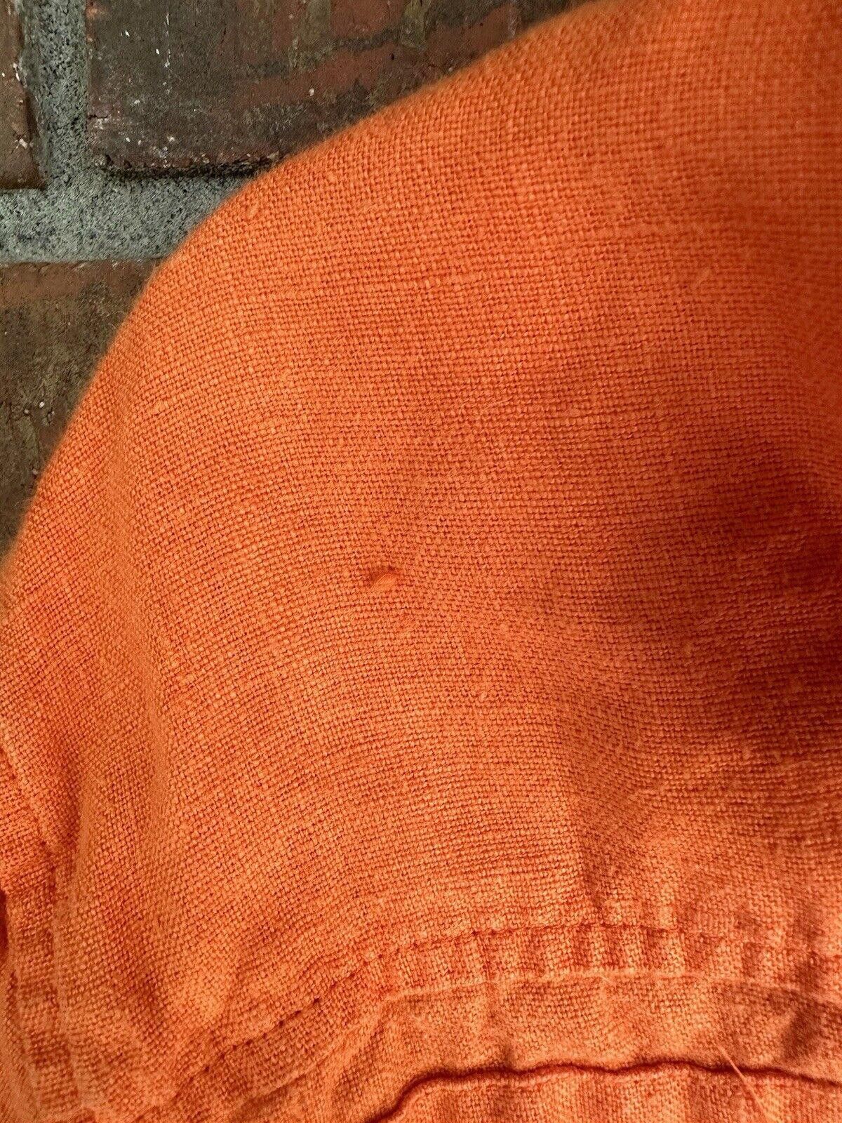 Chicos chicos linen blouse size 2 VTG Orange Button Down Size XS / US 0-2 / IT 36-38 - 2 Thumbnail