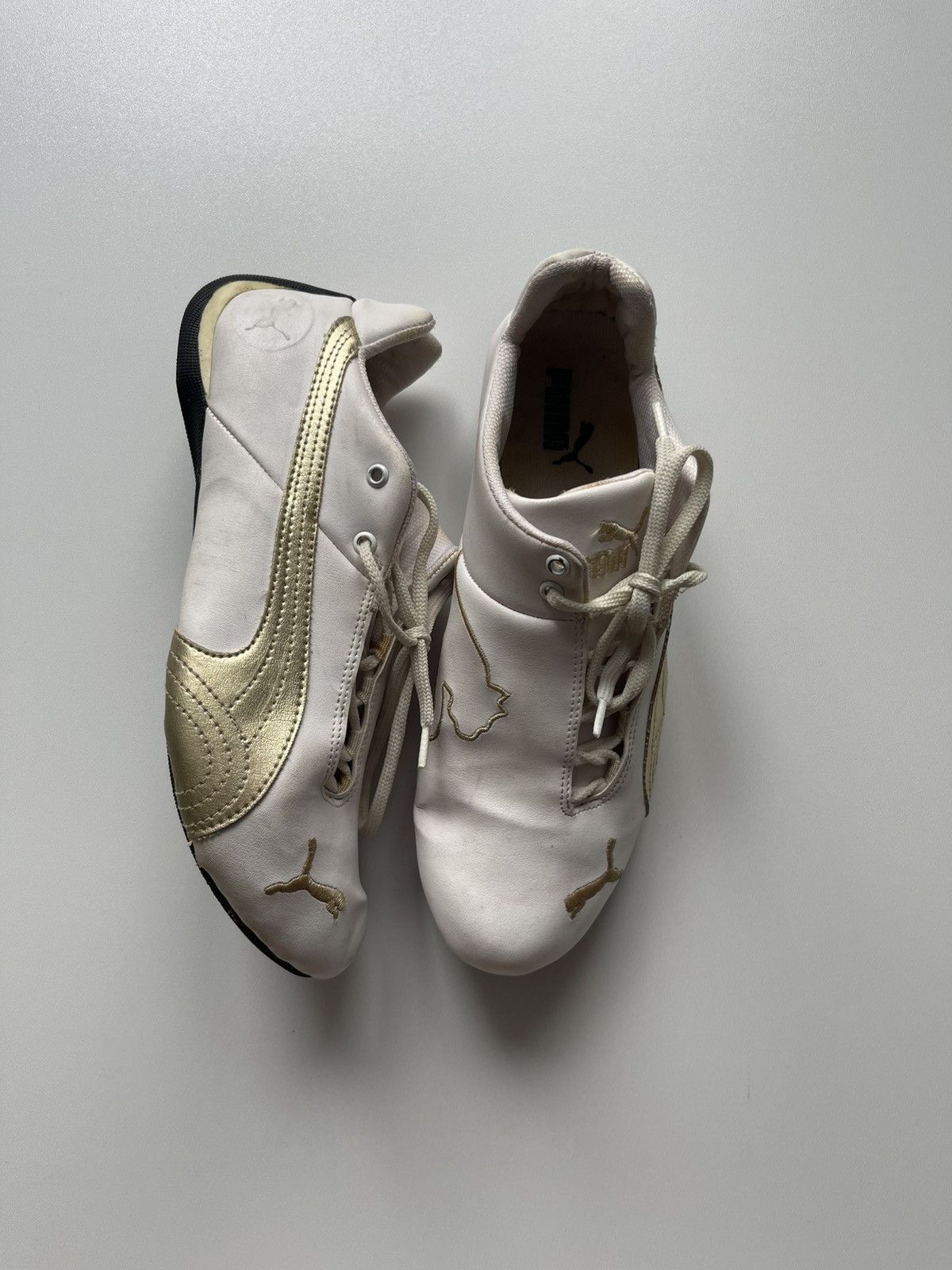 Japanese Brand × Puma × Vintage ✅RARE✅ Shoes Leather Puma speed Cat vintage 2000 sneakers Size US 8 / EU 41 - 1 Thumbnail