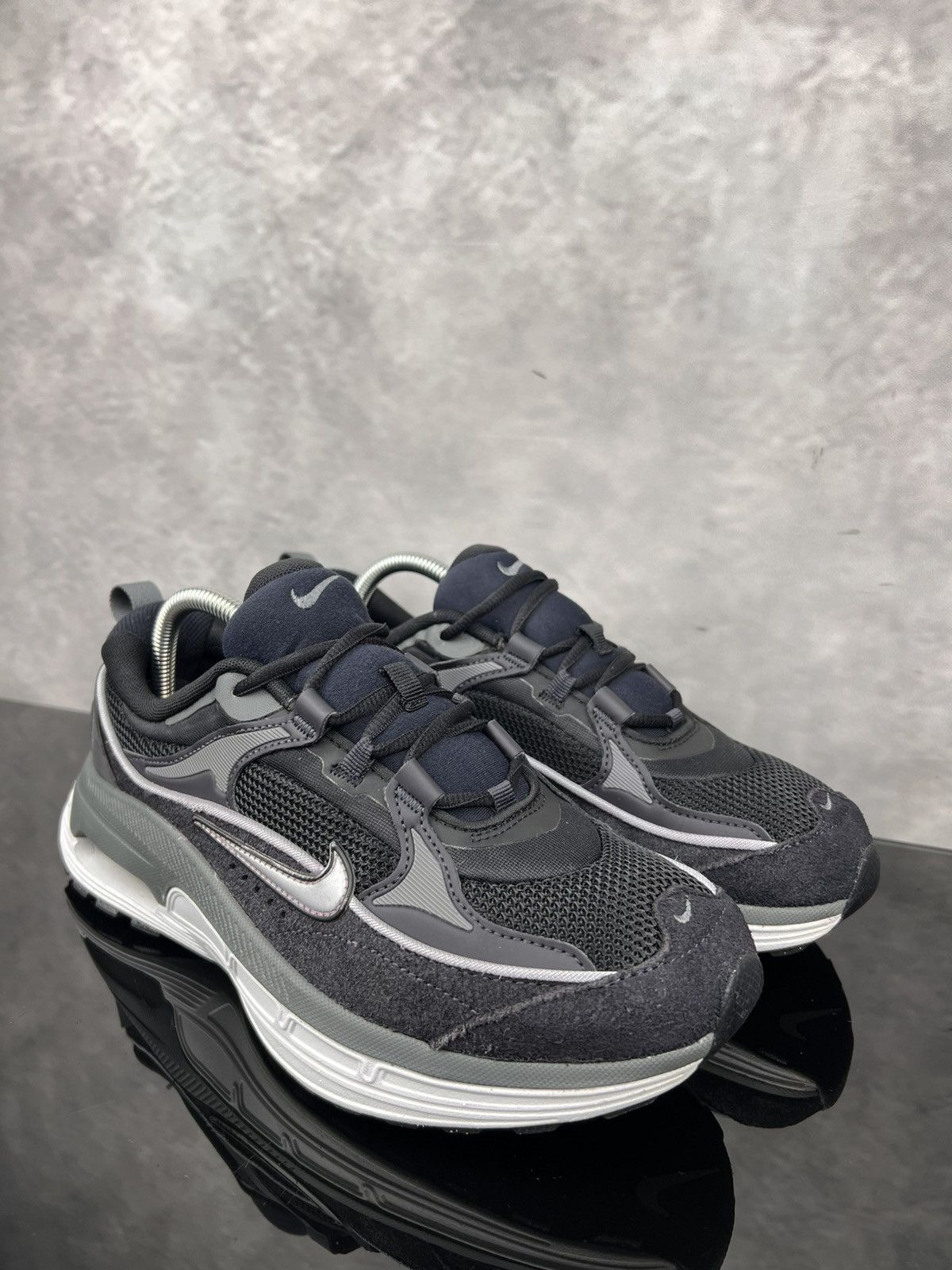 Nike Nike Air Max Bliss Black Silver | Men's 8.5 US / EUR 41 Size US 8.5 / EU 41-42 - 4 Thumbnail