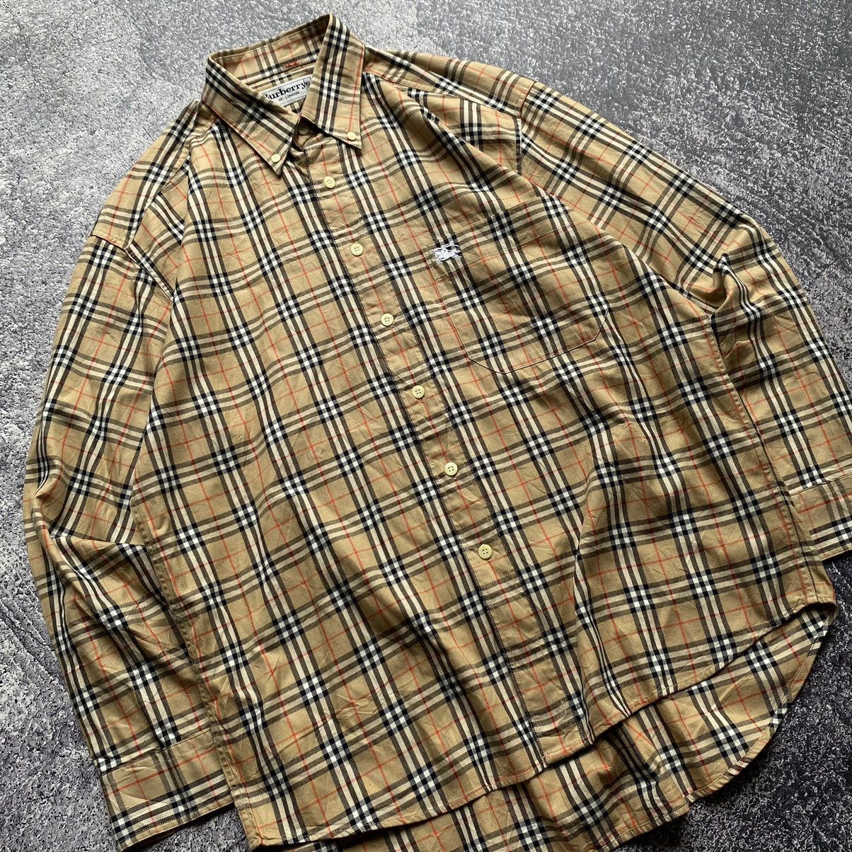 Burberry BURBERRYS Nova Check Vintage Button Up Shirt Size US M / EU 48-50 / 2 - 2 Thumbnail
