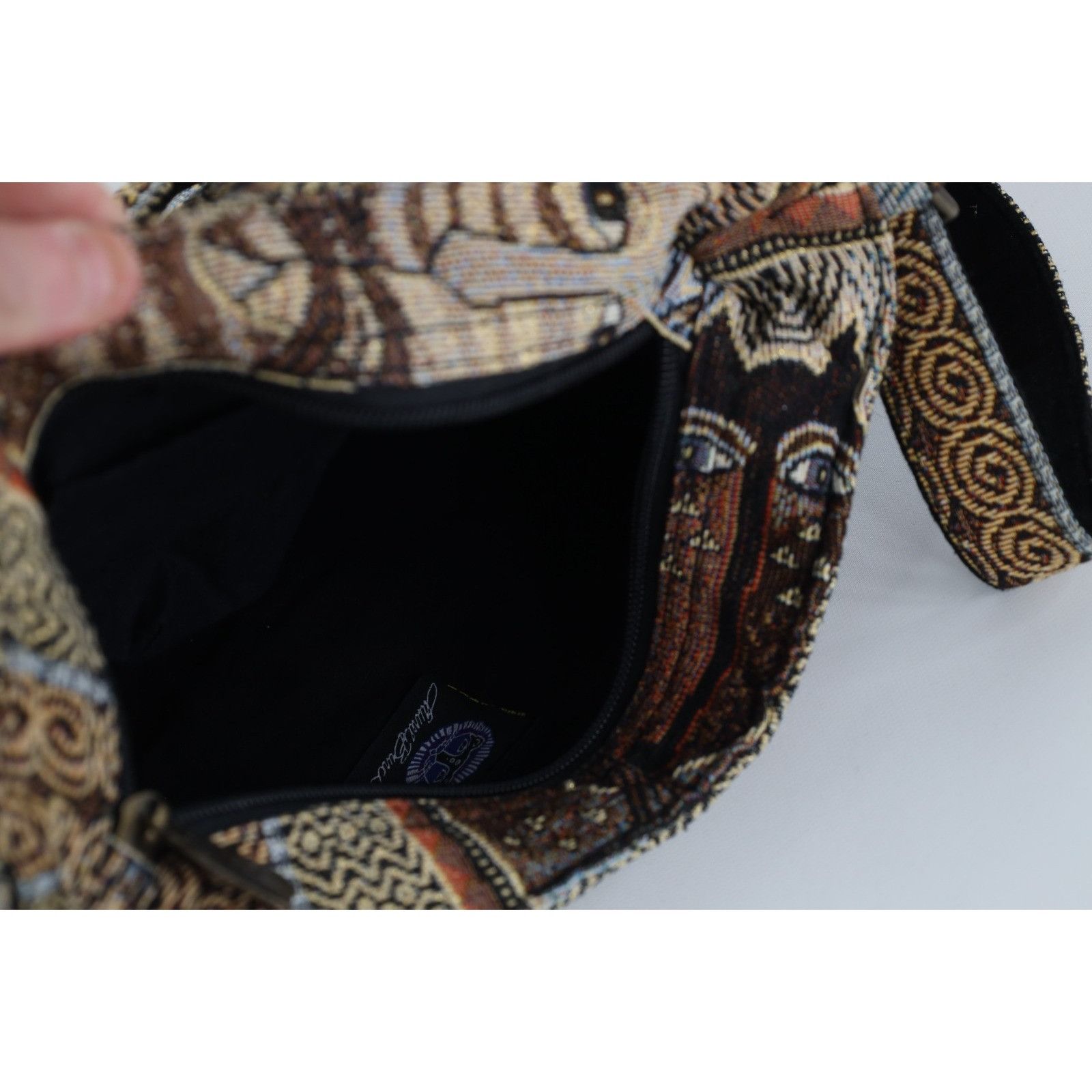 Vintage Vintage 90s Y2K Streetwear Cat Kitten Needlepoint Purse Size ONE SIZE - 9 Thumbnail