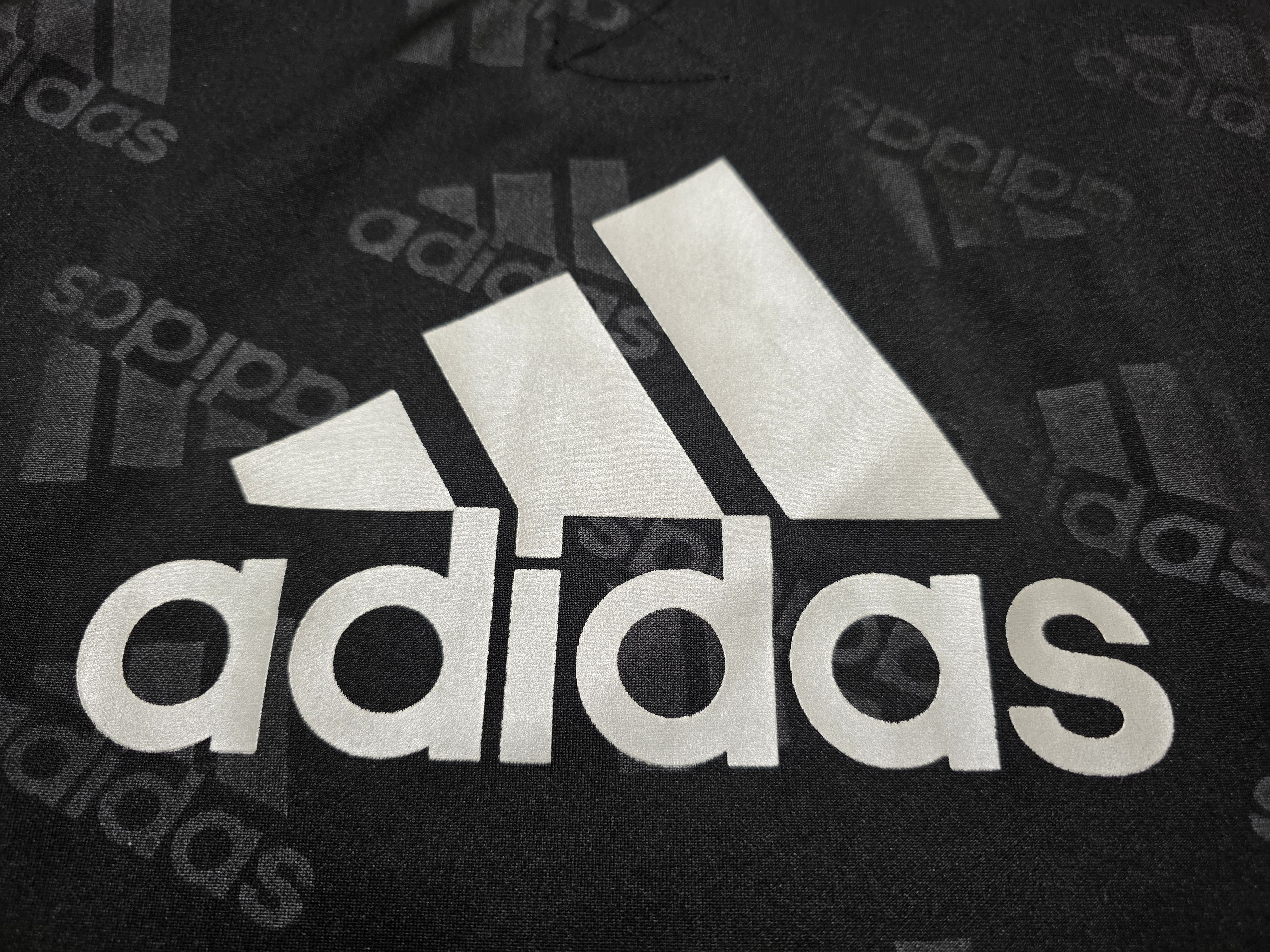 Adidas ADIDAS BIG LOGO MONOGRAM VINTAGE 90S FOOTBALL SHIRT TRAINING Size US M / EU 48-50 / 2 - 4 Thumbnail