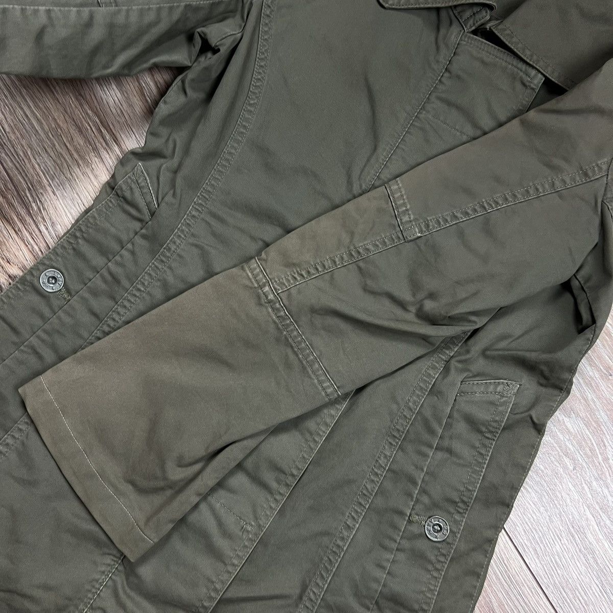 Hysteric Glamour 00s Hysteric Glamour Vintage Avant Garde Faded Retro Coat Size S / US 4 / IT 40 - 11 Thumbnail
