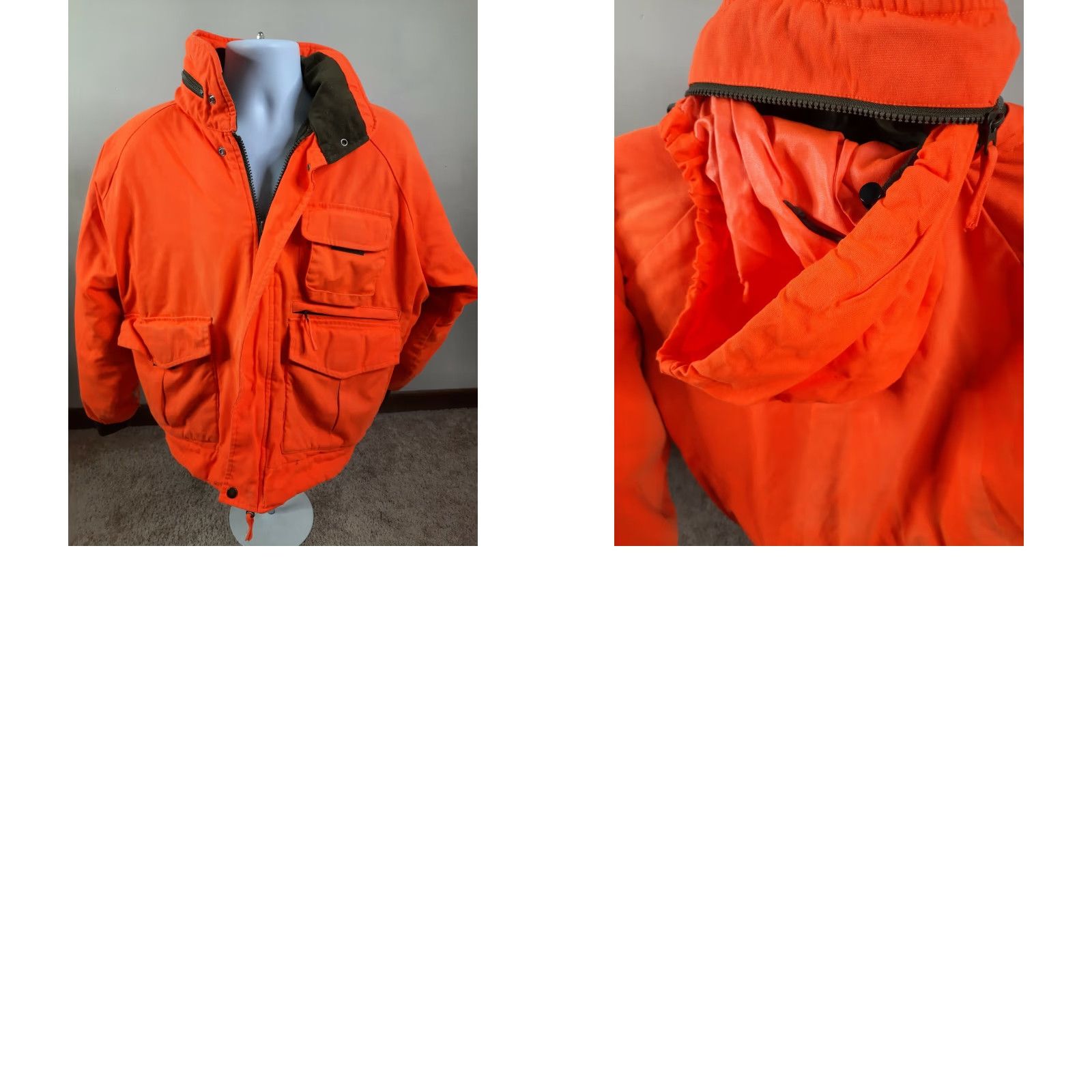 Vintage VINTAGE Trail Stalker Blaze Orange Zip Snap Up Hunting Coat Insulated Jacket Men Medium Size US M / EU 48-50 / 2 - 8 Thumbnail