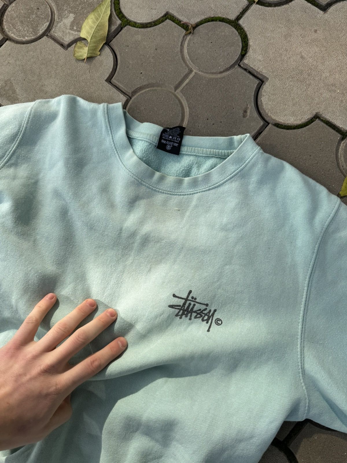 Stussy Vintage Stussy Big Logo Oversized Sweatshirt Y2K USA Size US L / EU 52-54 / 3 - 4 Thumbnail