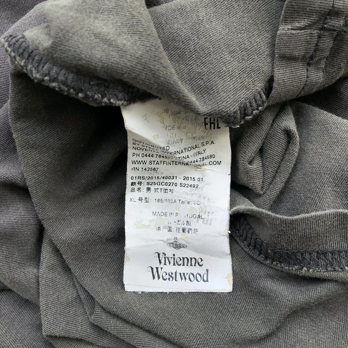 Vivienne Westwood VIVIENNE WESTWOOD Man Embroidery Logo V-neck Shirt Size US XL / EU 56 / 4 - 7 Thumbnail