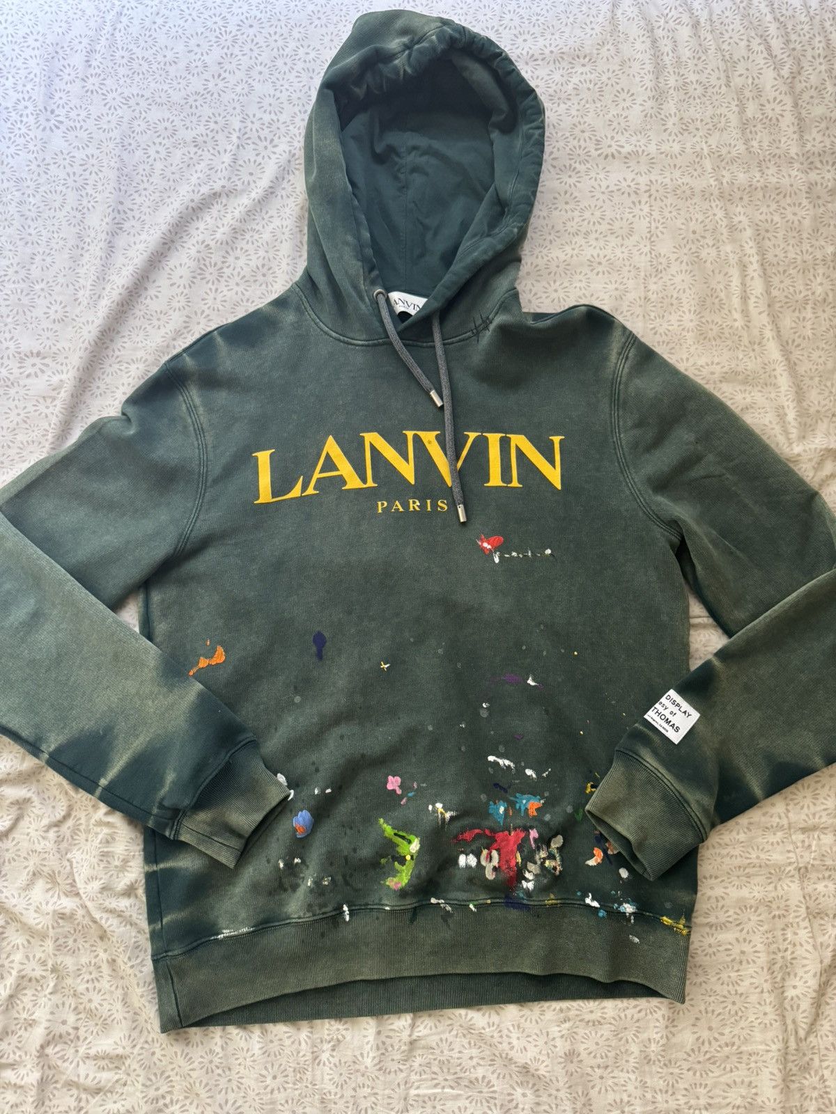 パーカー・フーディ LANVIN Men Sweater RM HO0009 J142 A24 10 BLACK Black Lanvin Detail Loose-fitting Hoodie | Lanvin