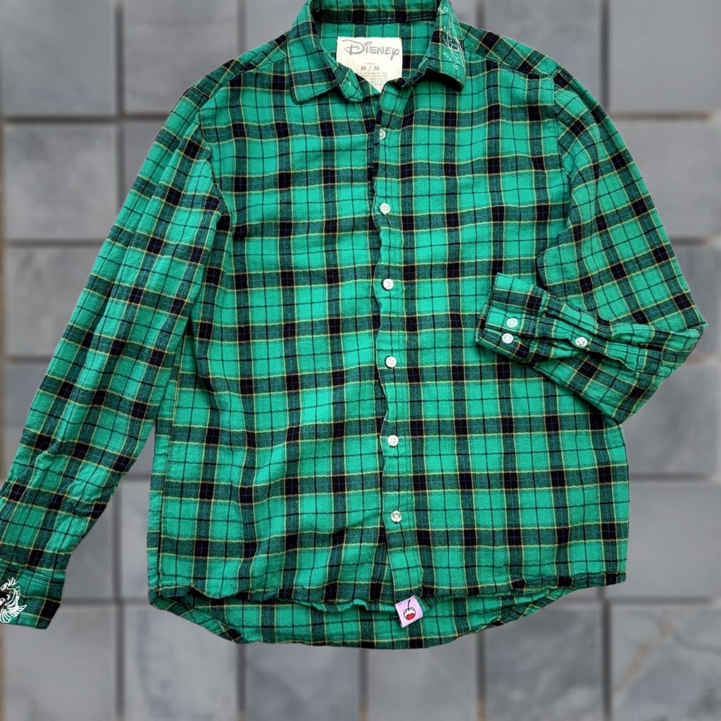 Vintage Cakeworthy Disney Shirt Medium Plaid Flannel Ariel Mermaid Part of Your World Size M / US 6-8 / IT 42-44 - 1 Thumbnail
