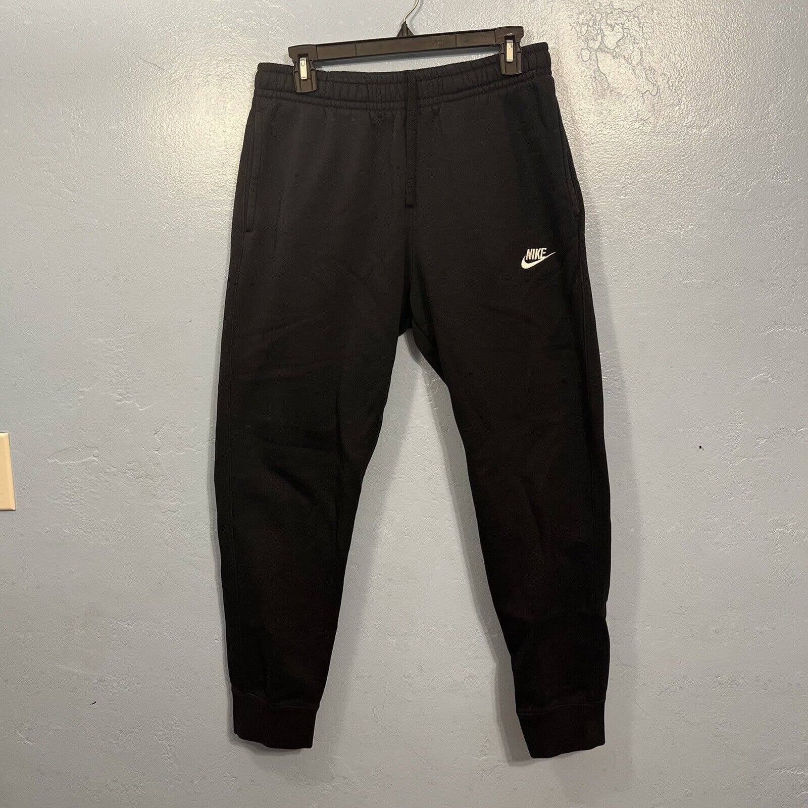 Nike Nike Sweatpants Mens M Black Sportswear Club Fleece Joggers | Grailed