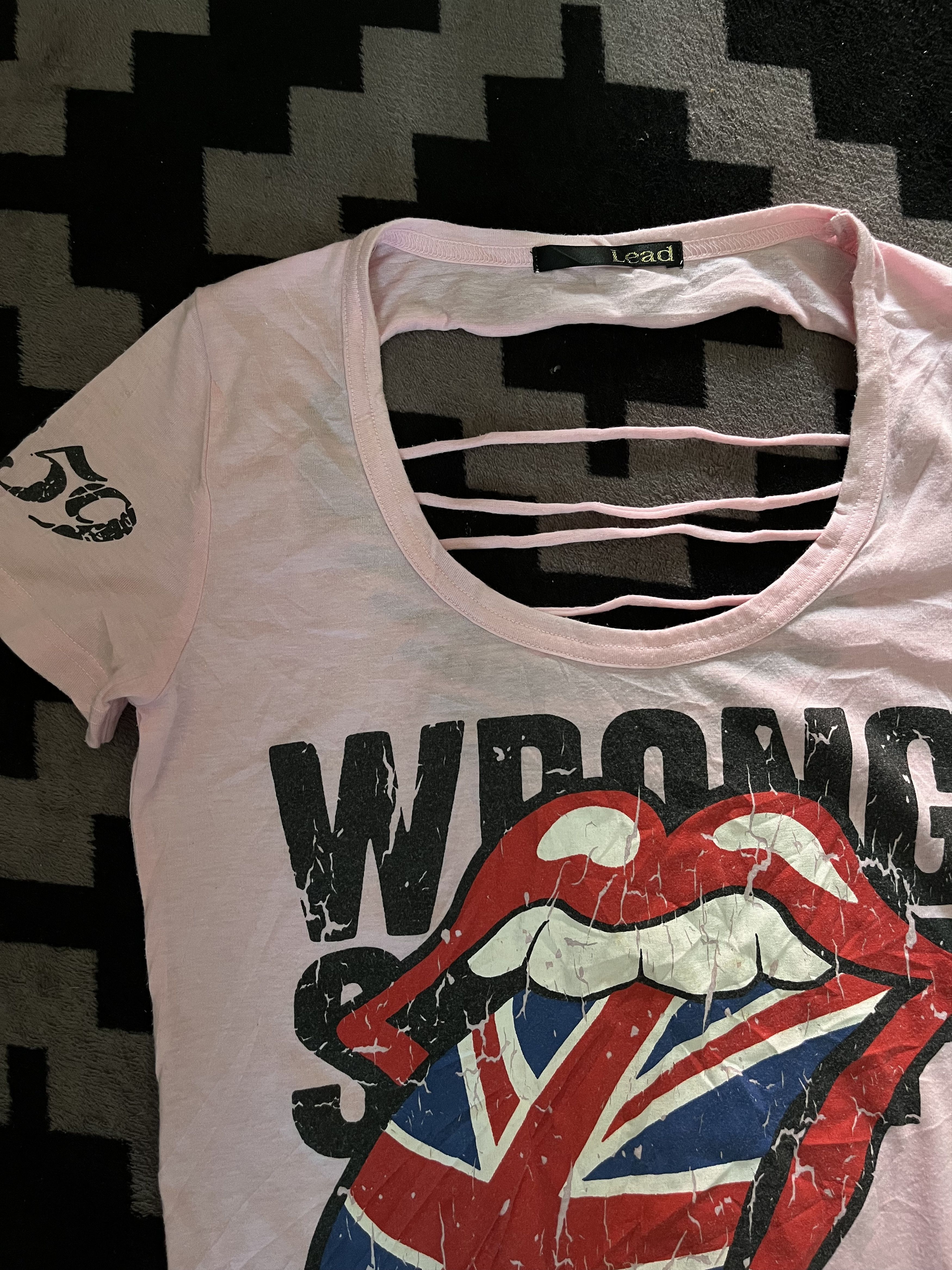 Hysteric Glamour Lead the rolling stones distressed tee y2k Size US M / EU 48-50 / 2 - 3 Thumbnail
