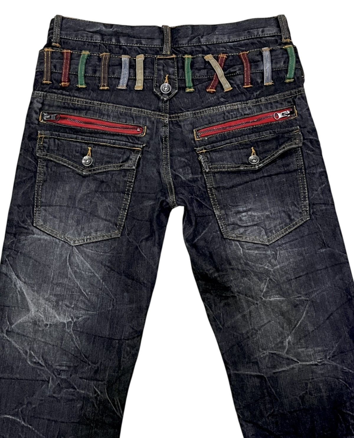 Fragment Design × Undercover Nylaus Supreme Grunge Double Waist Bushpants Distressed 28” Size US 28 / EU 44 - 5 Thumbnail